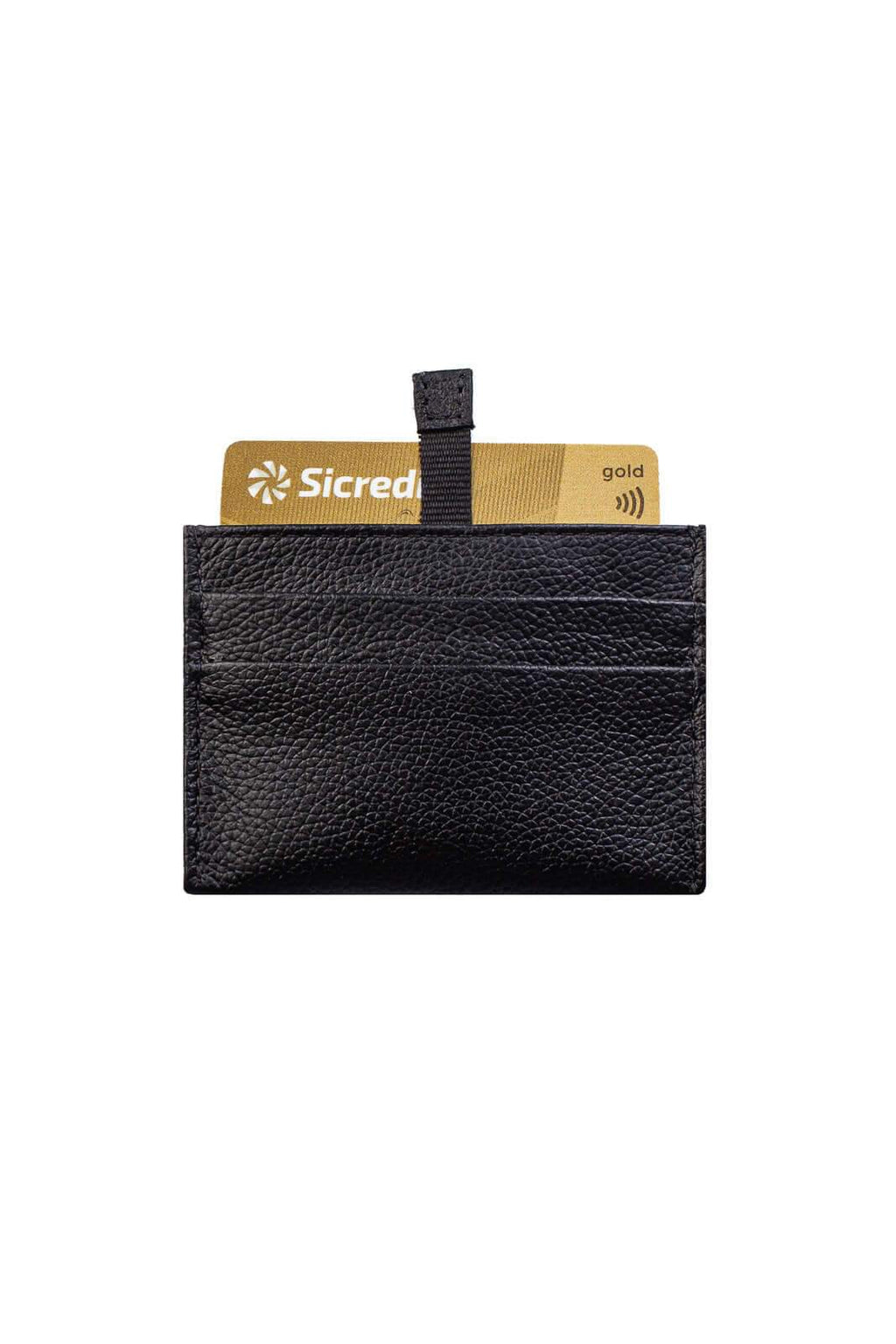 Porta cartões de couro floater Yan 8x10cm - Enluaze