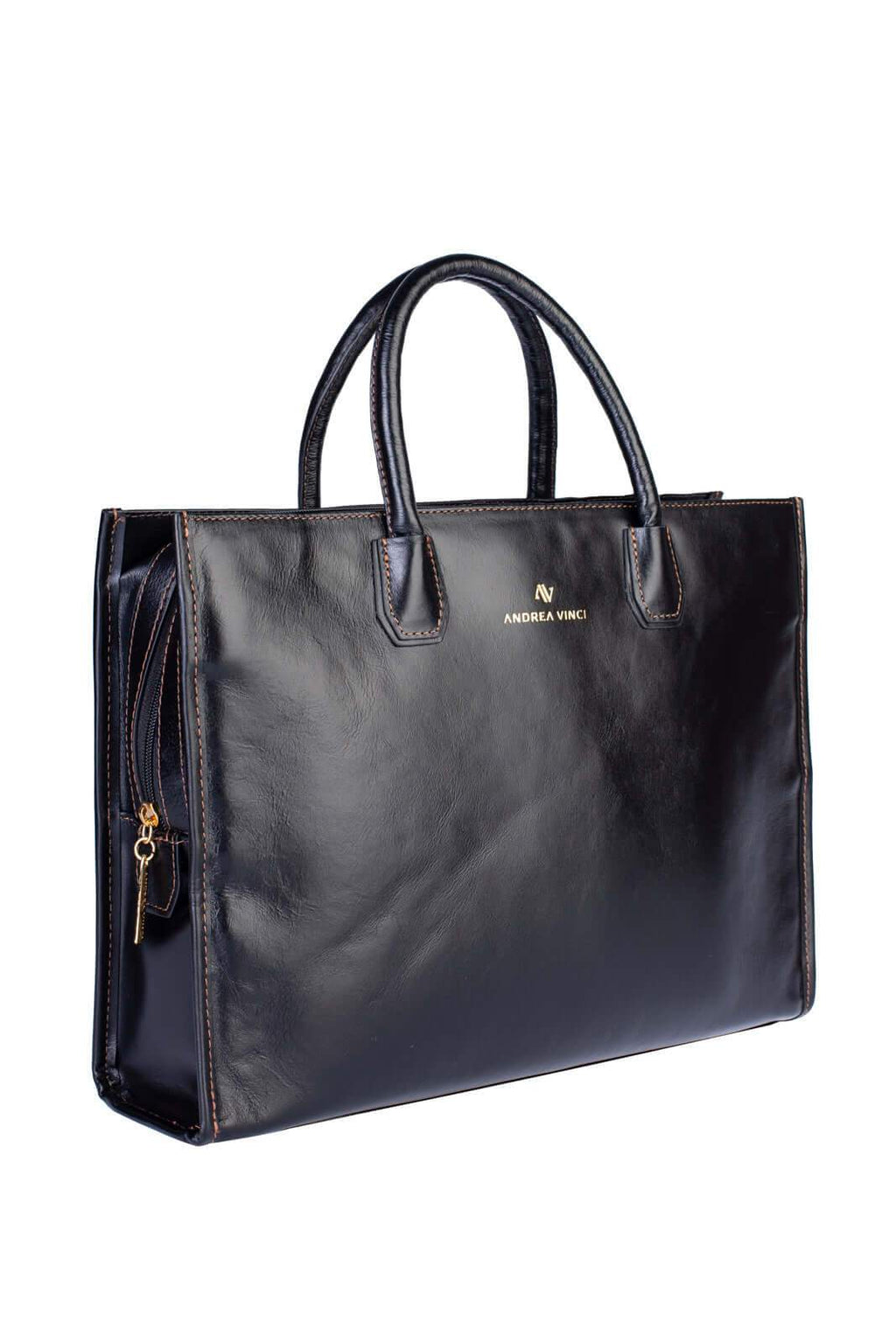 Pasta executiva de couro feminina Vitória - Enluaze