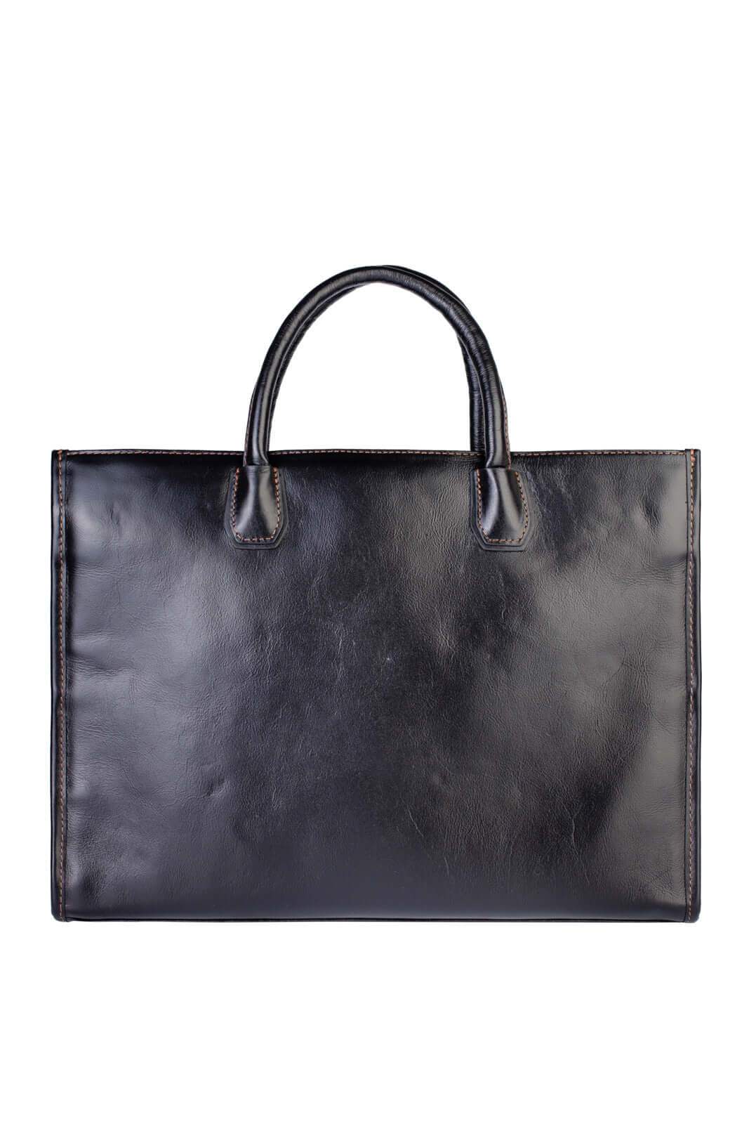 Pasta executiva de couro feminina Vitória - Enluaze