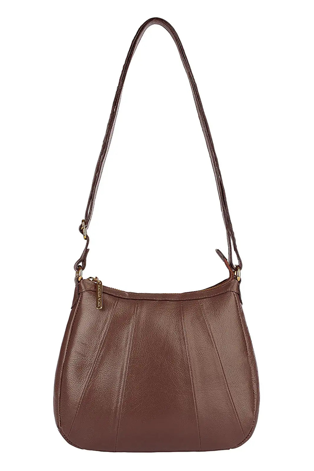 Bolsa transversal em couro liso Greice - Enluaze