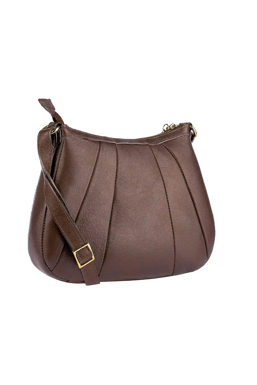 Bolsa transversal em couro liso Greice - Enluaze