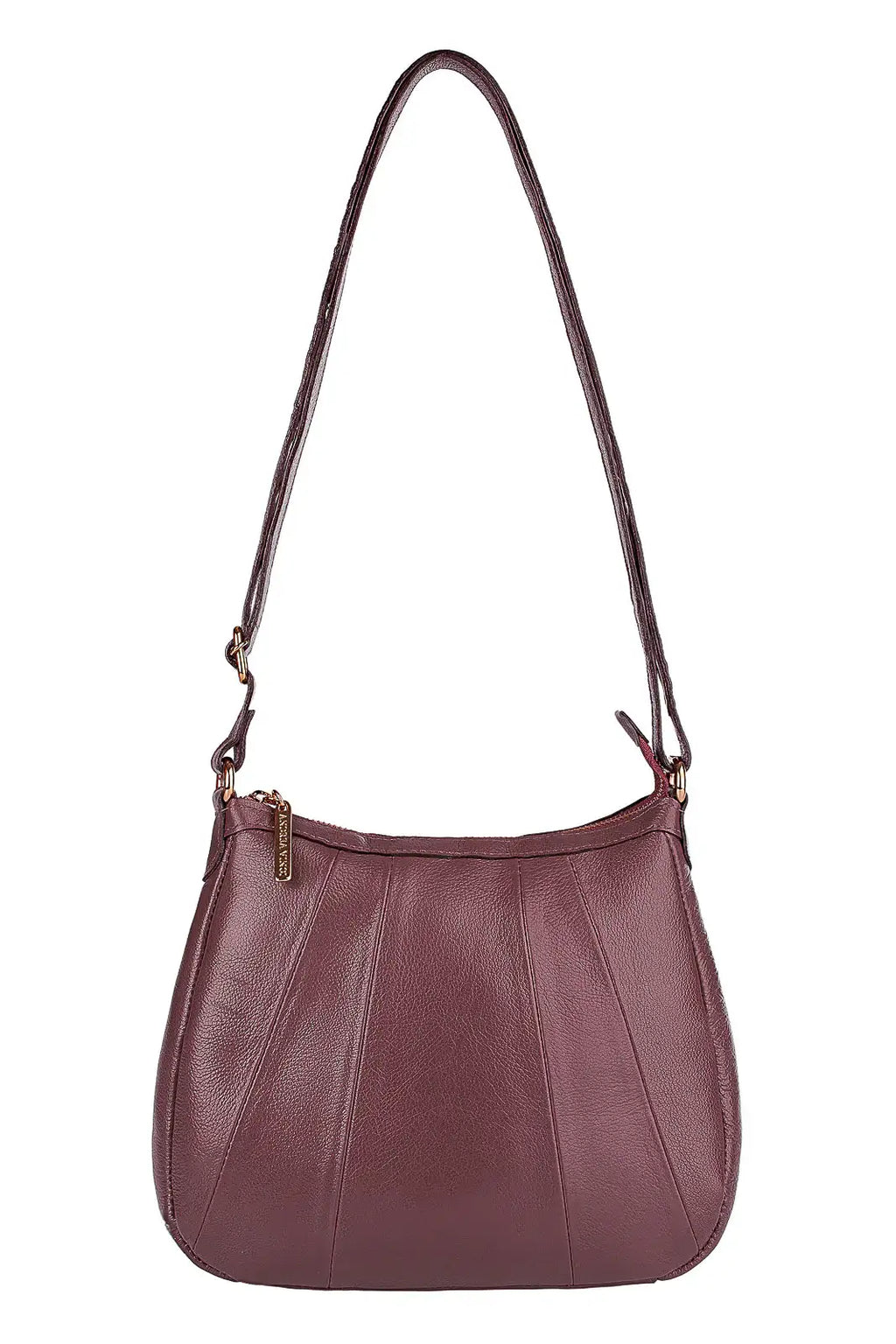 Bolsa transversal em couro liso Greice - Enluaze