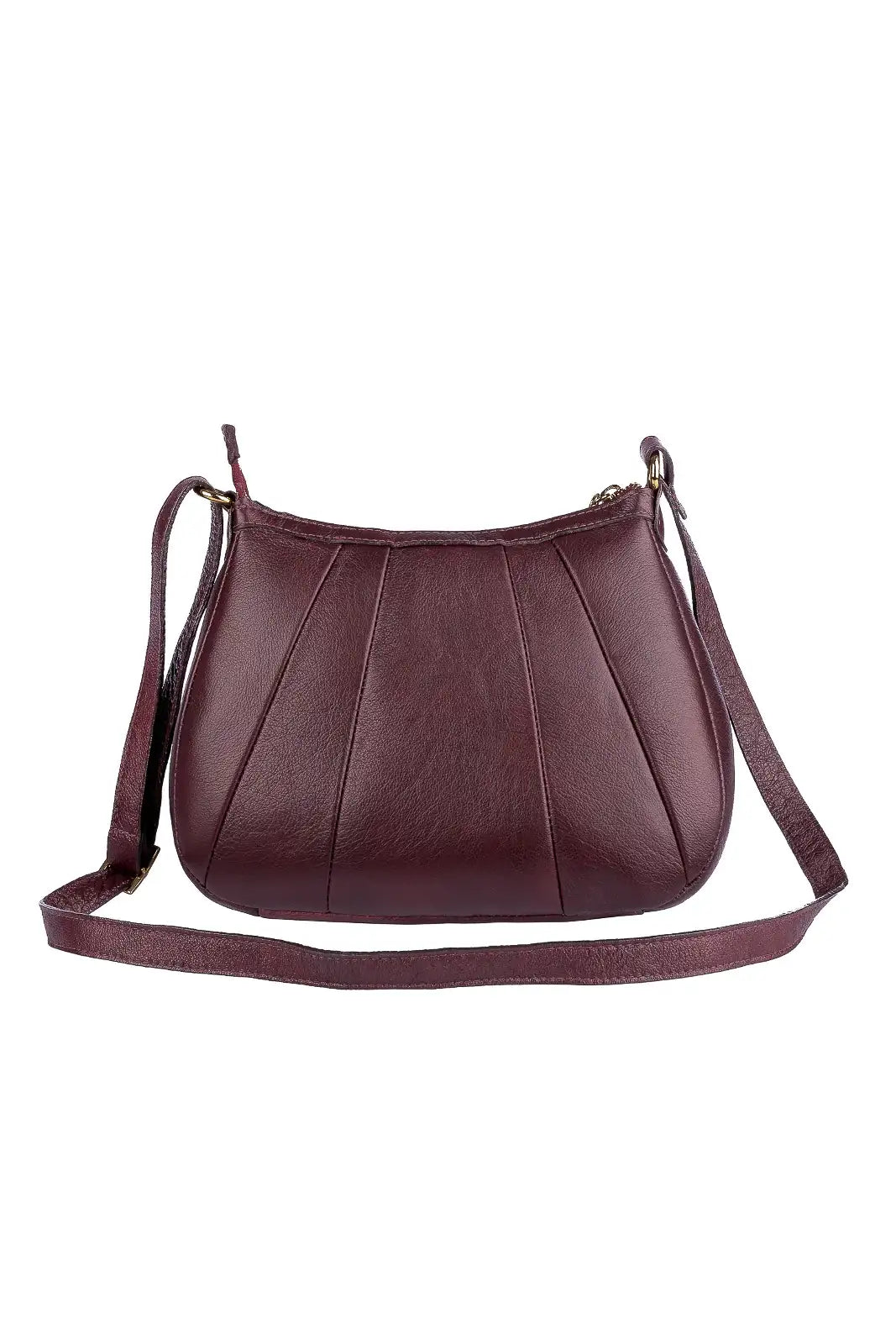 Bolsa transversal em couro liso Greice - Enluaze