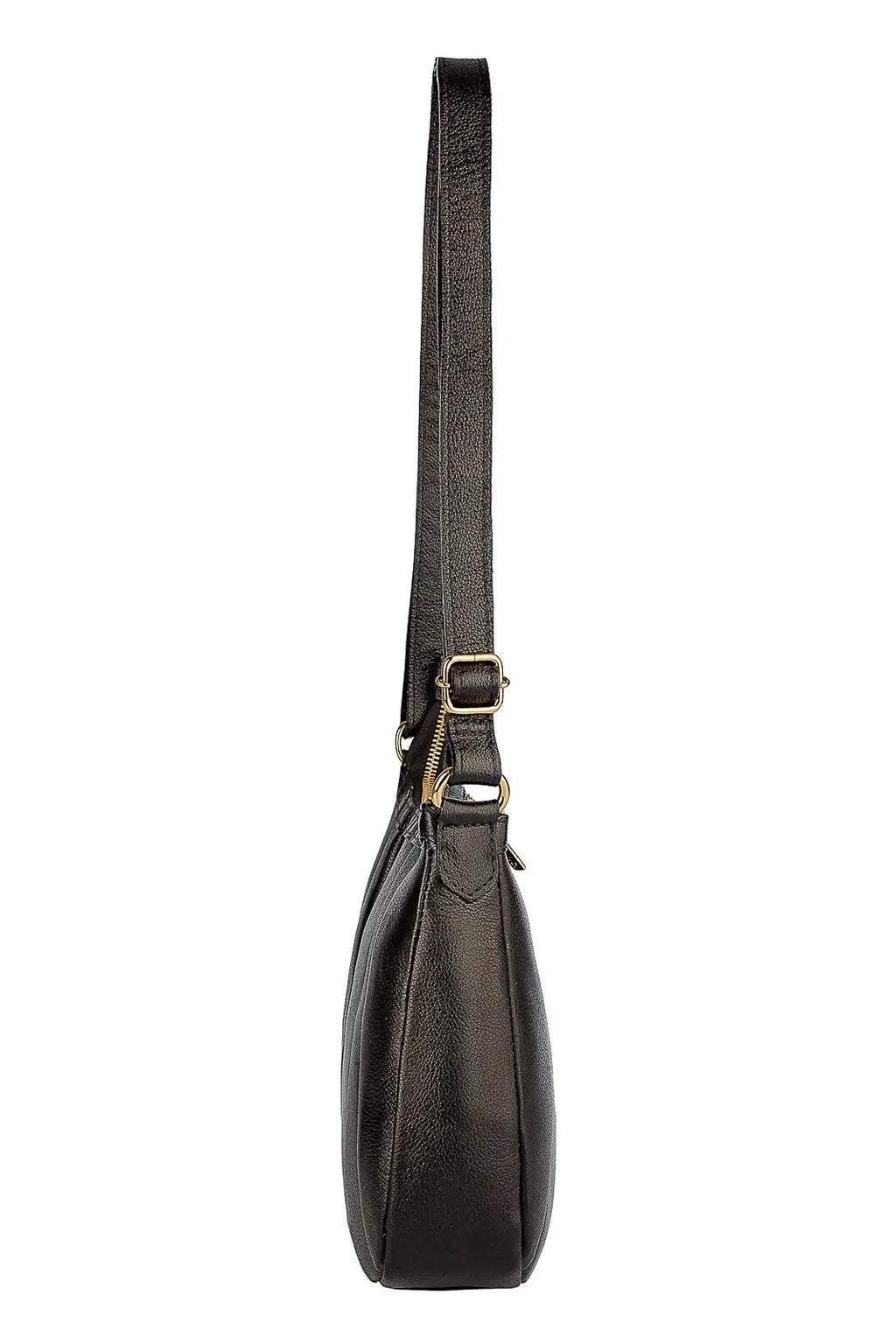 Bolsa transversal em couro liso Greice - Enluaze