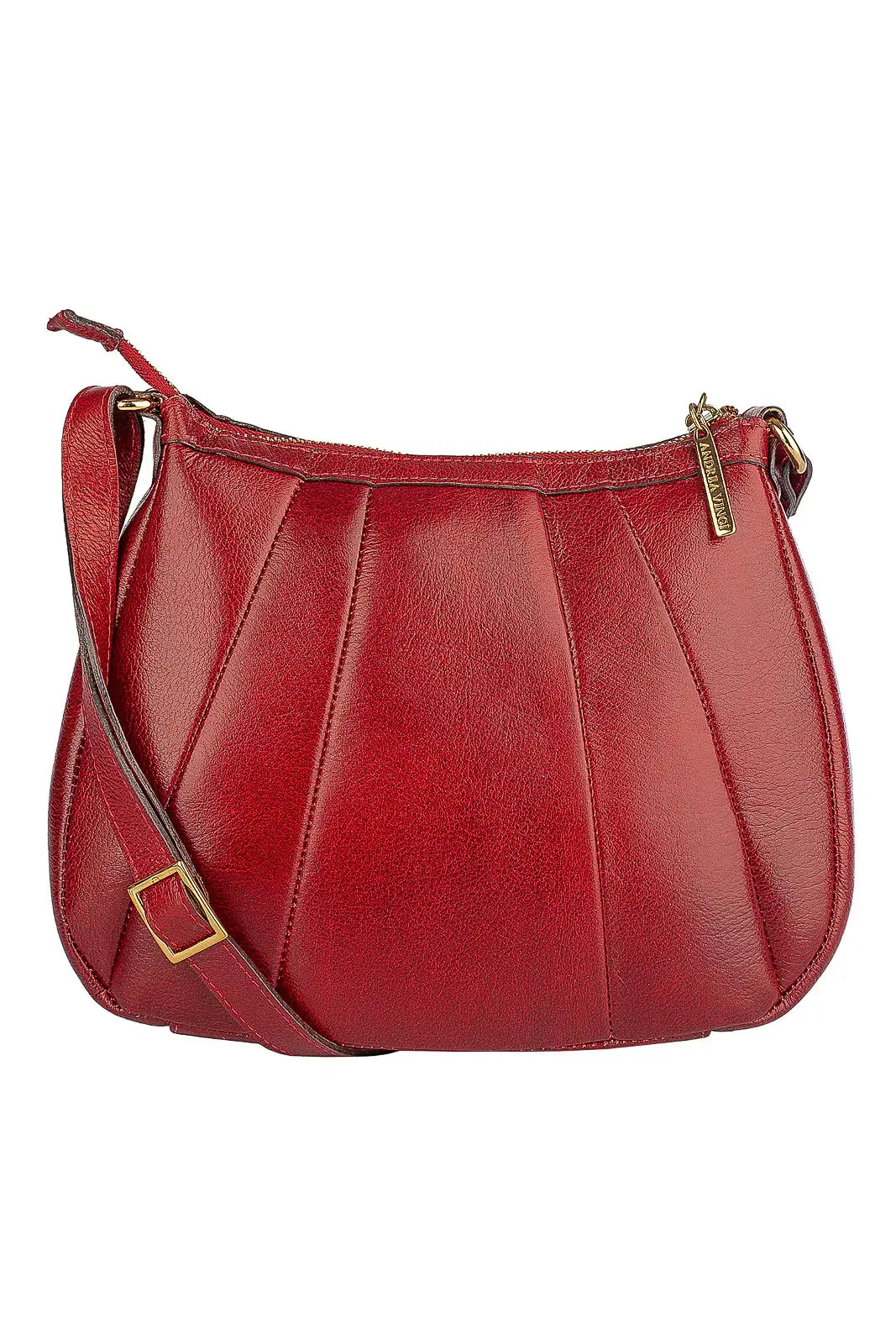 Bolsa transversal em couro liso Greice - Enluaze