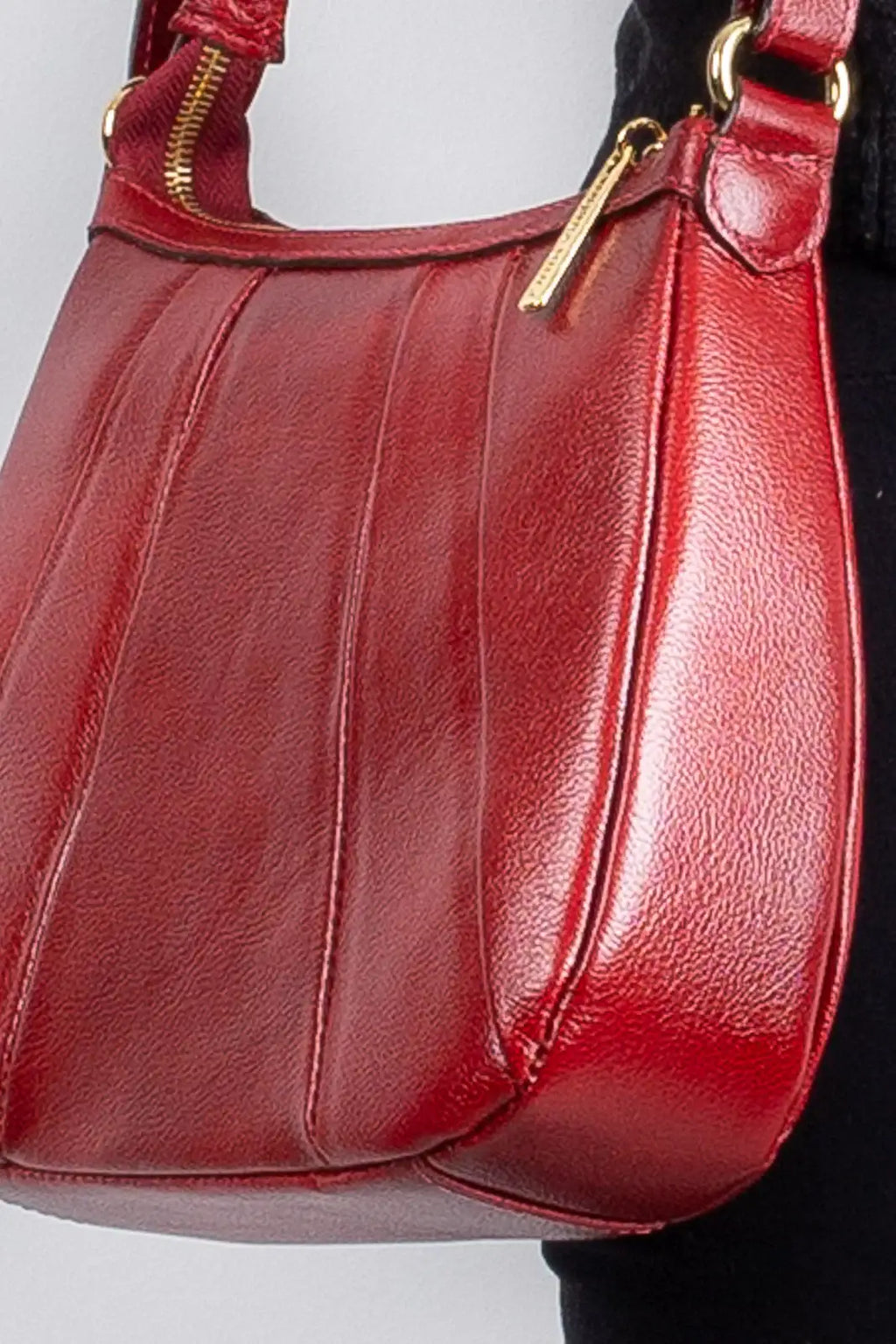 Bolsa transversal em couro liso Greice - Enluaze