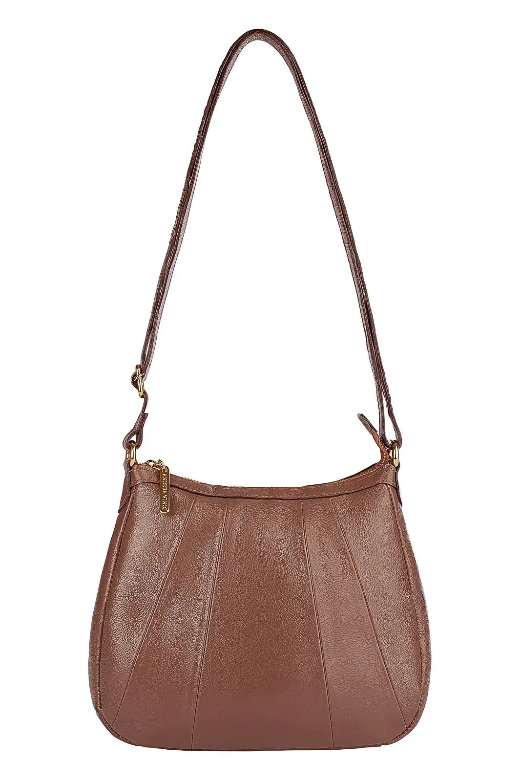 Bolsa transversal em couro liso Greice - Enluaze