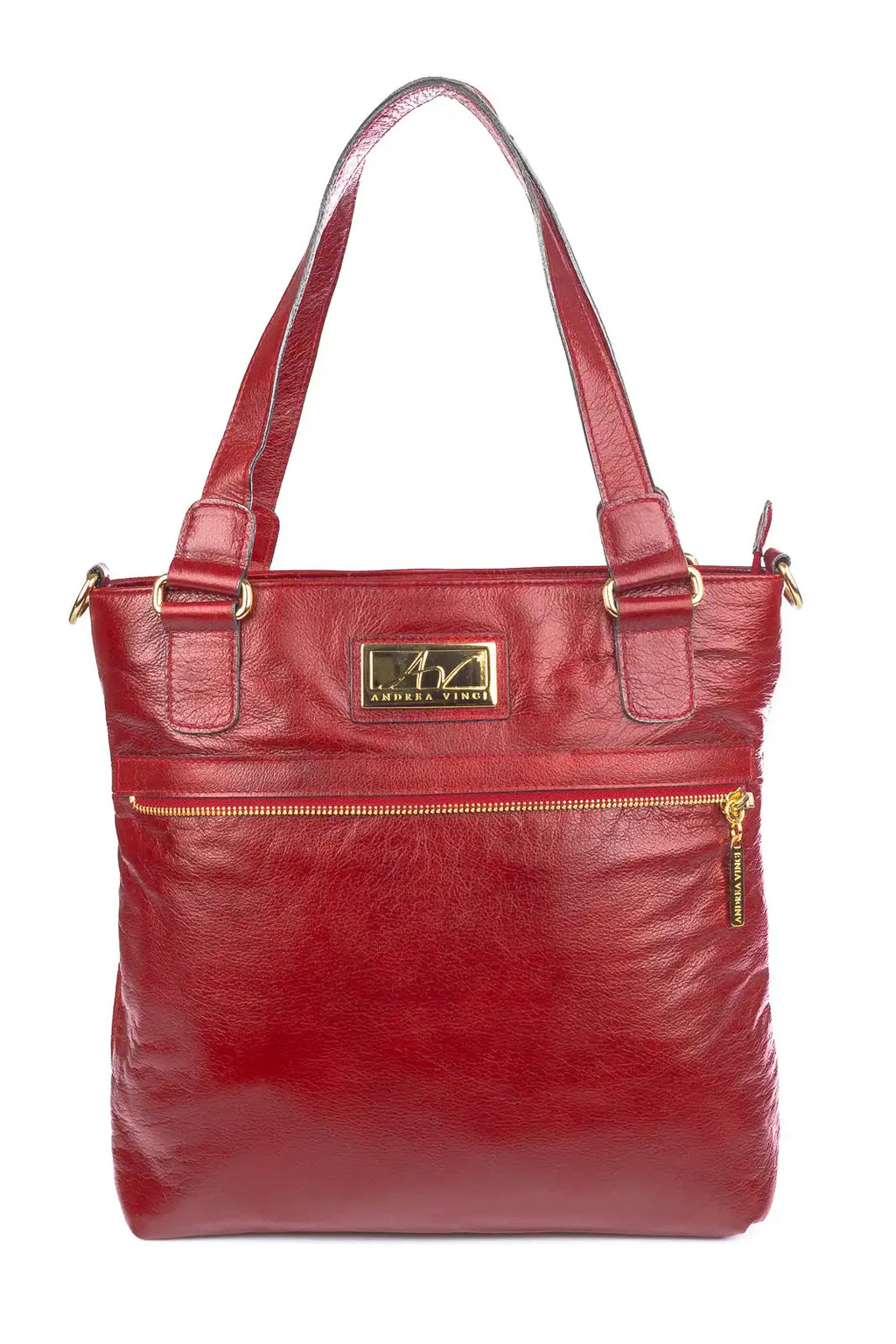 Bolsa de couro 2 em 1 croco Luiza - Enluaze