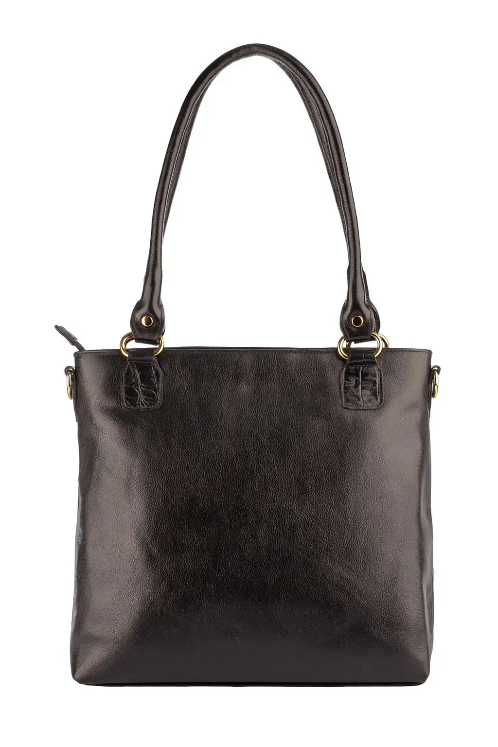 Bolsa de ombro em couro liso Alícia - Enluaze