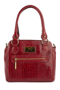 Bolsa de couro croco Amélia - Enluaze