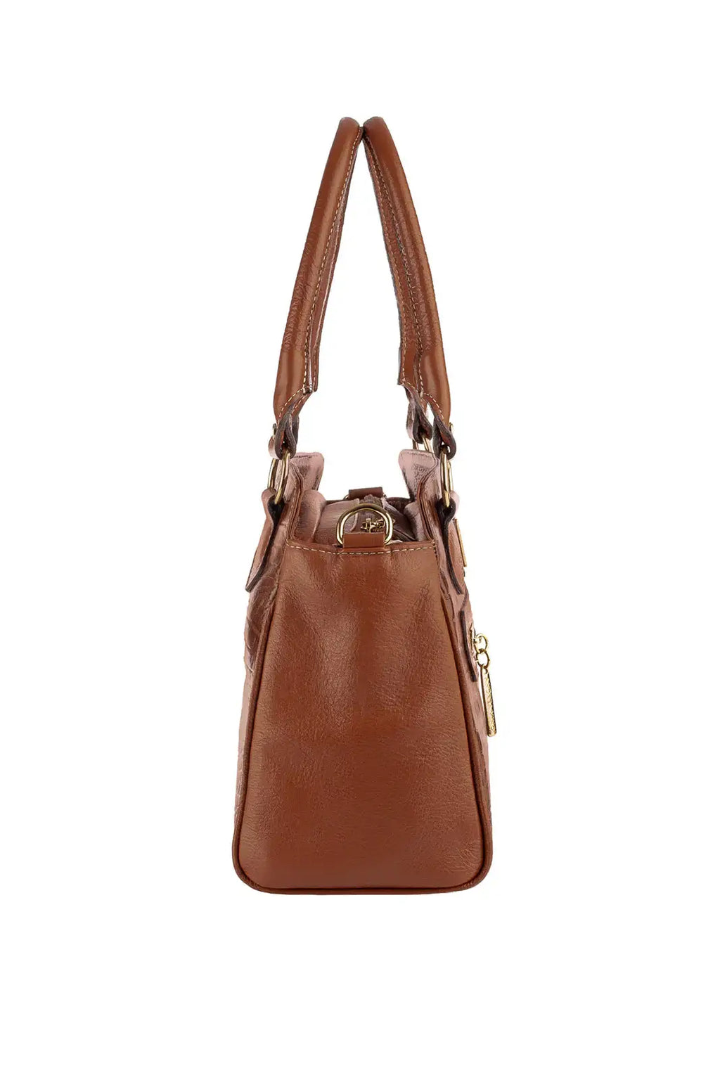 Bolsa de couro croco Amélia - Enluaze