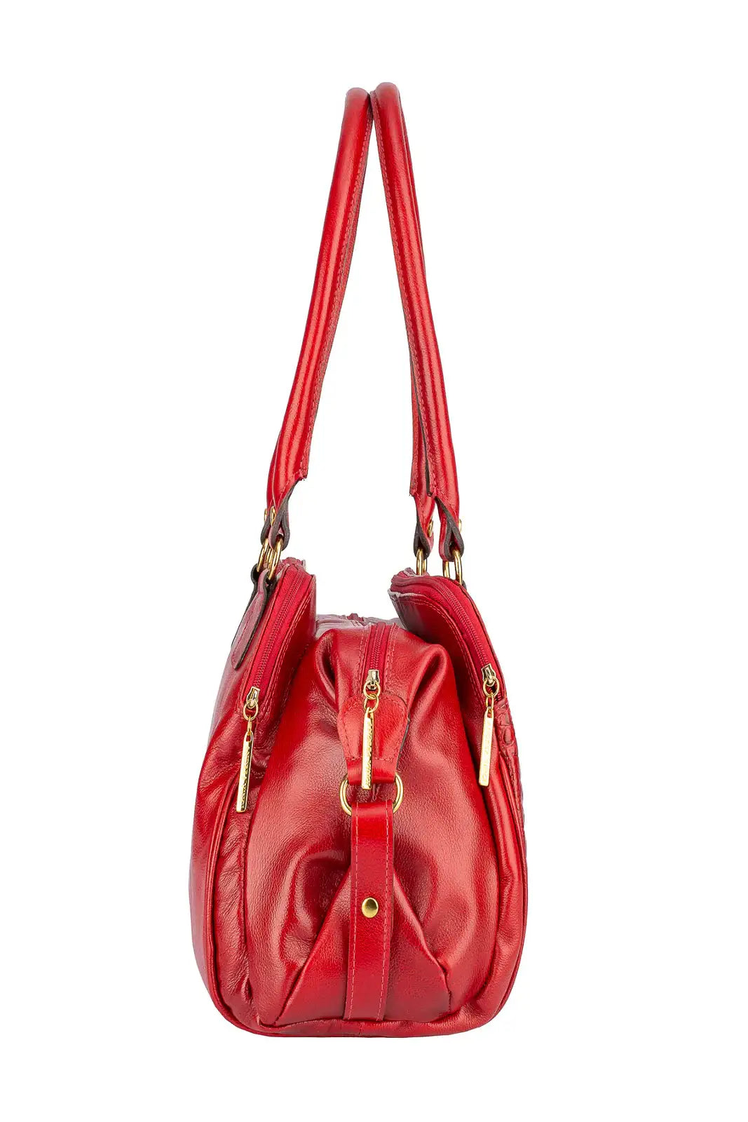 Bolsa de ombro em couro croco Simone - Enluaze