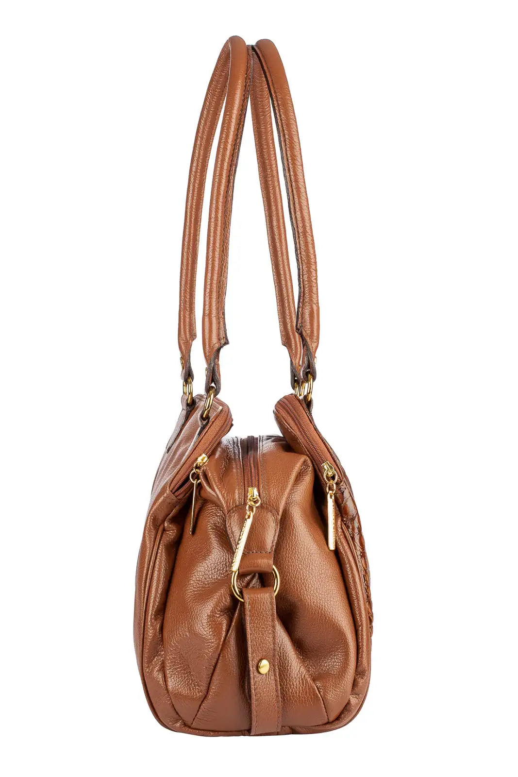 Bolsa de ombro em couro croco Simone - Enluaze