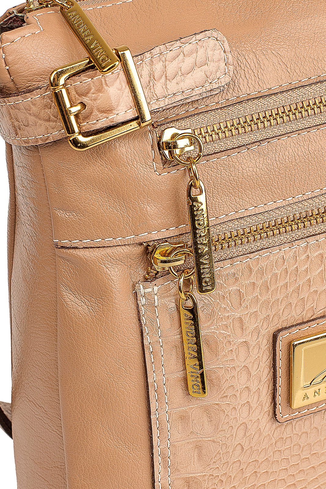 Bolsa Transversal de couro croco Chloe - Enluaze