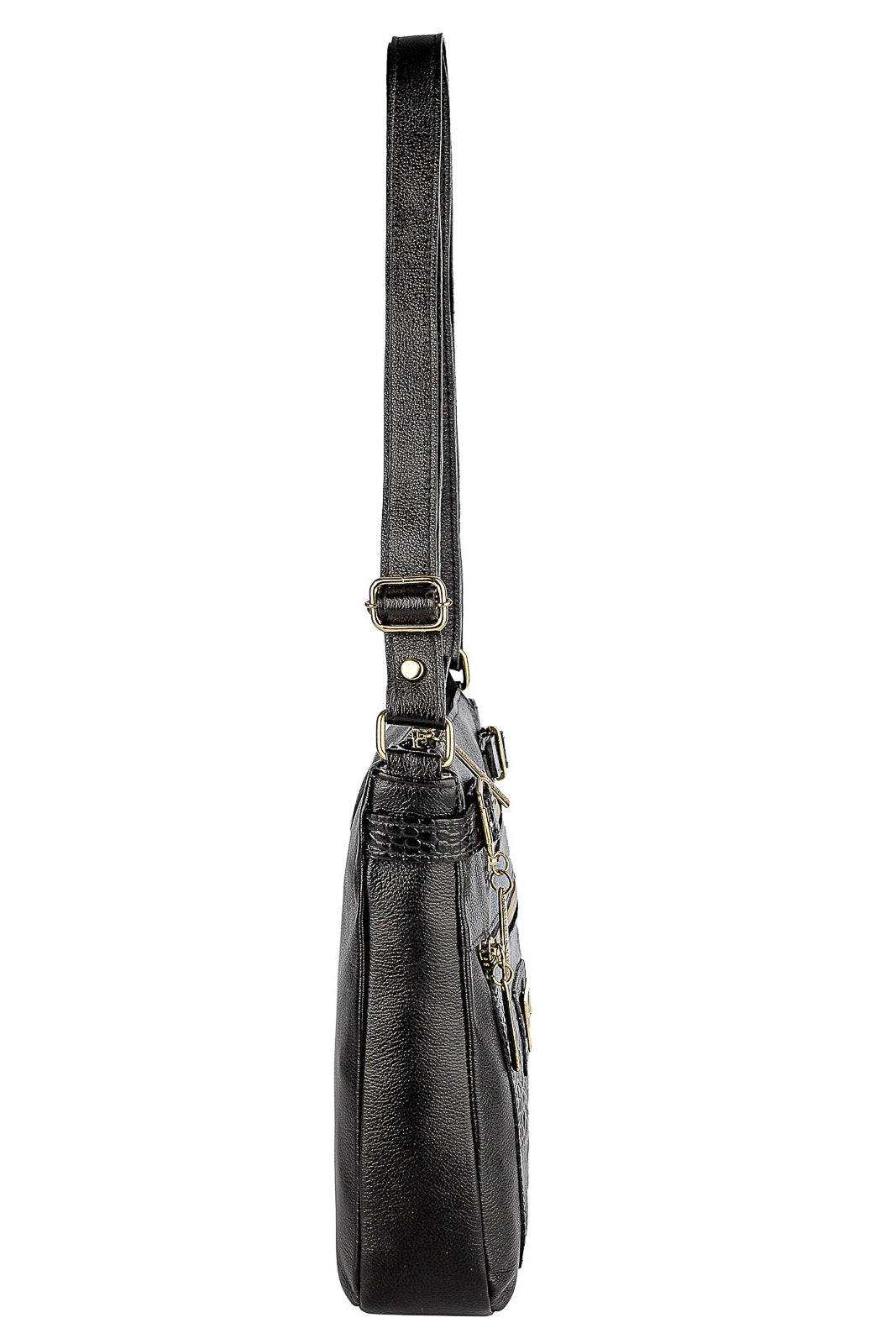 Bolsa Transversal de couro croco Chloe - Enluaze