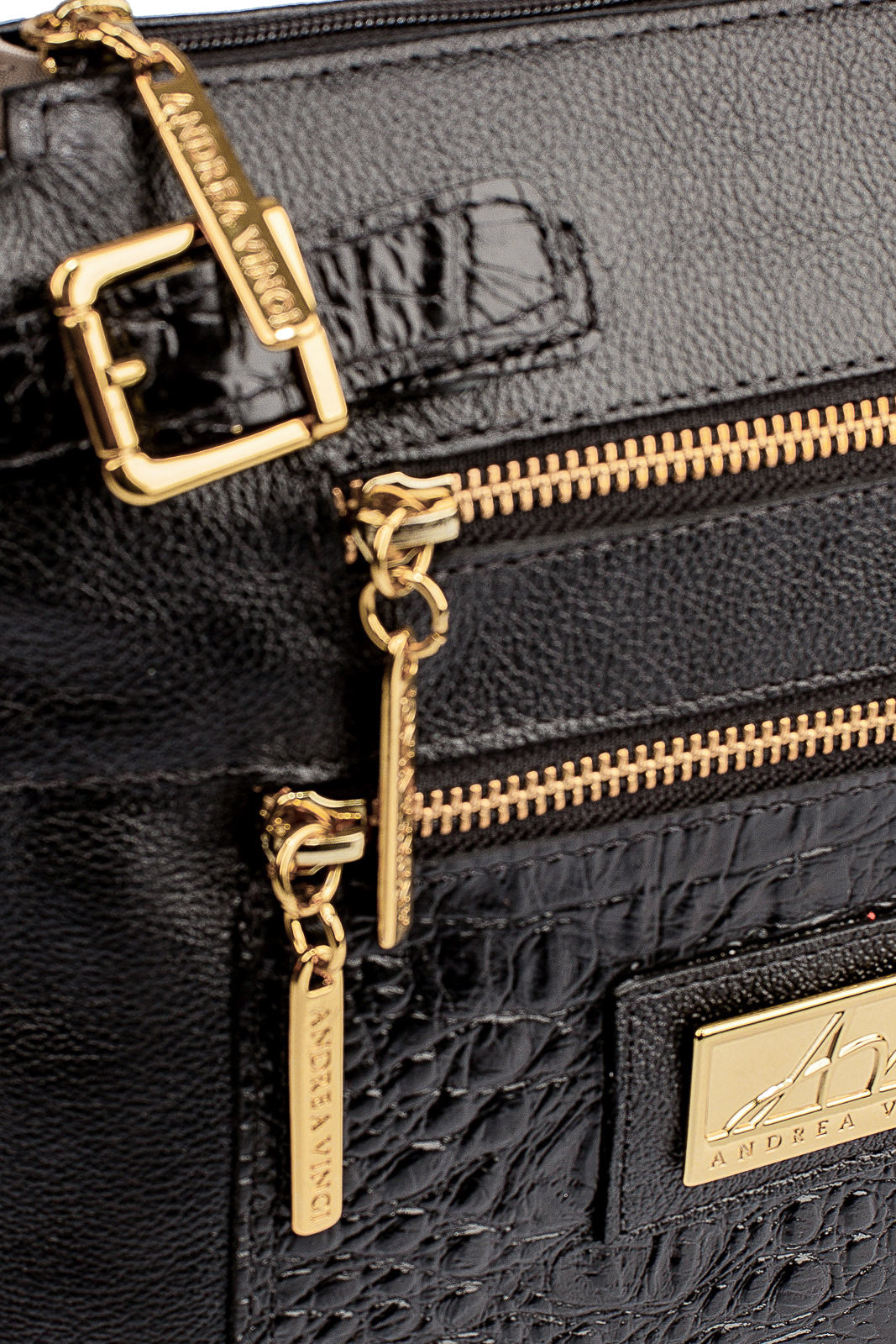 Bolsa Transversal de couro croco Chloe - Enluaze