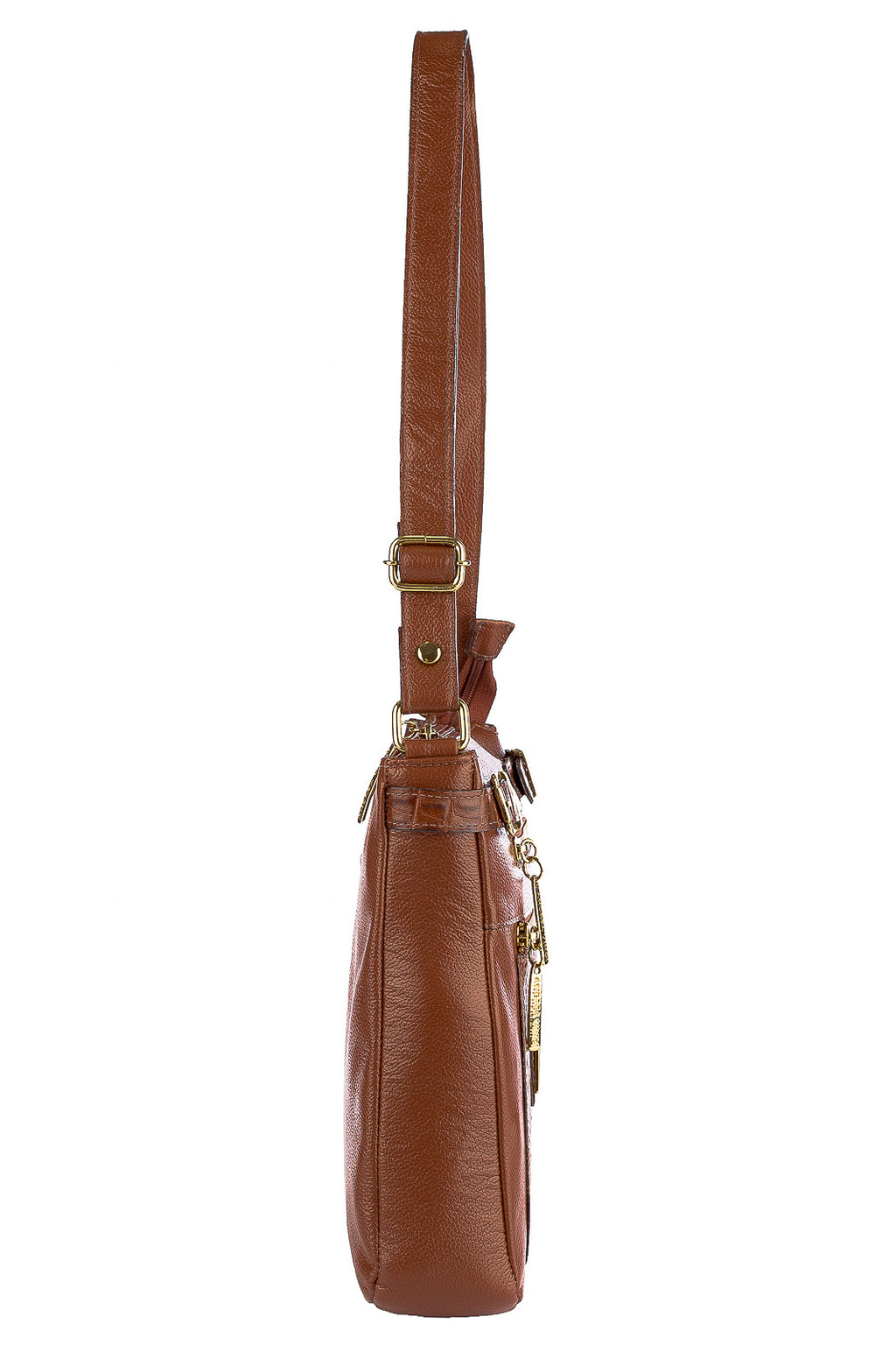 Bolsa Transversal de couro croco Chloe - Enluaze