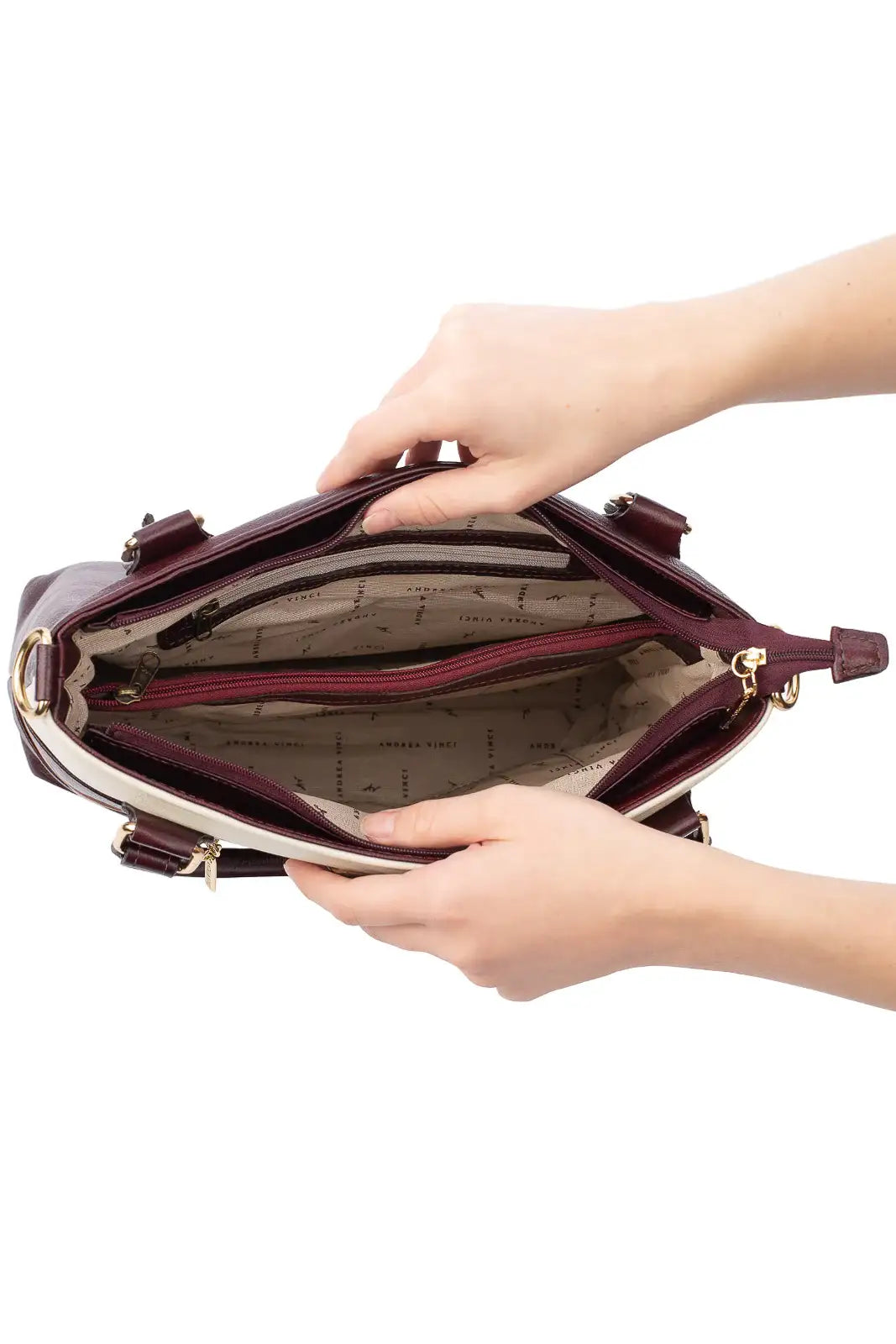 Bolsa de ombro em couro Alice - Enluaze