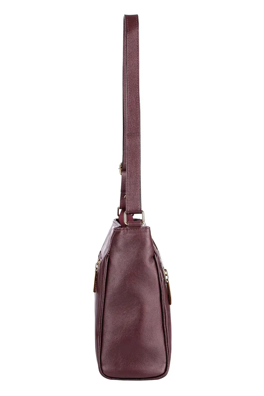 Bolsa tiracolo de couro liso Milena - Enluaze