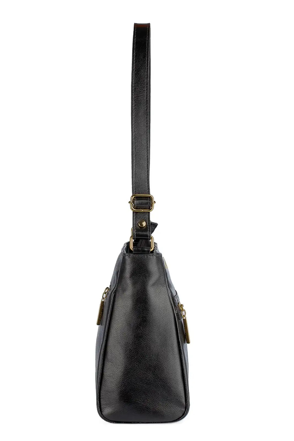 Bolsa tiracolo de couro liso Milena - Enluaze