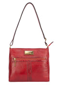 Bolsa tiracolo de couro liso Milena - Enluaze