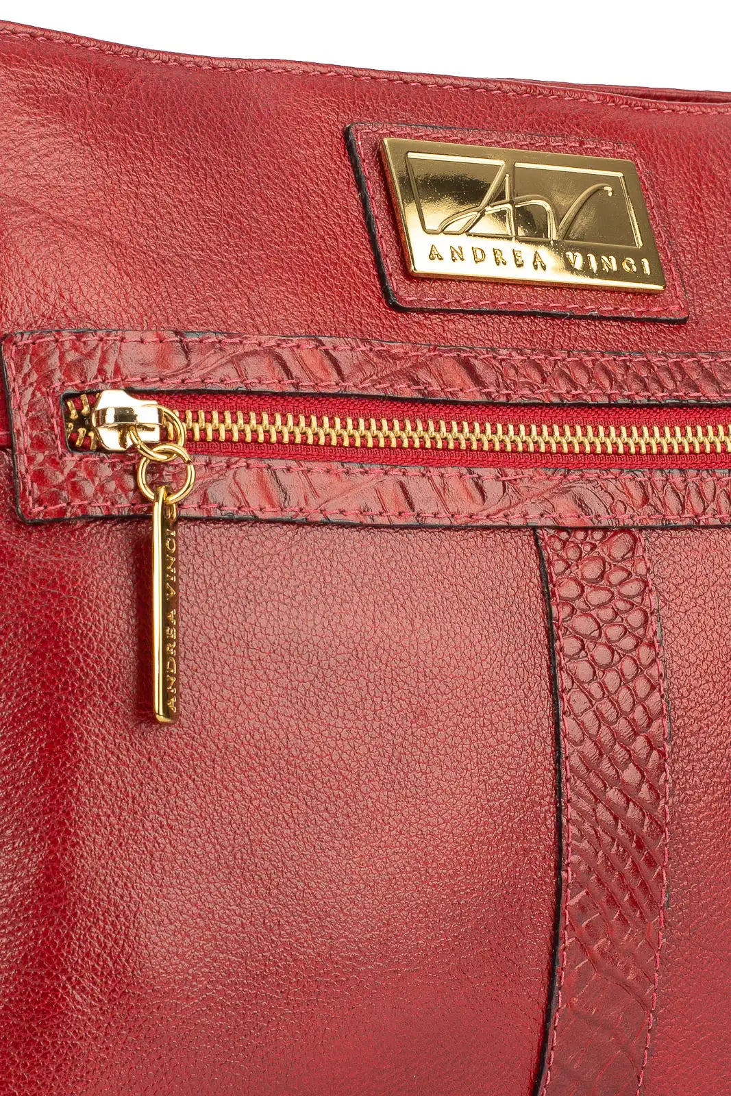 Bolsa tiracolo de couro liso Milena - Enluaze