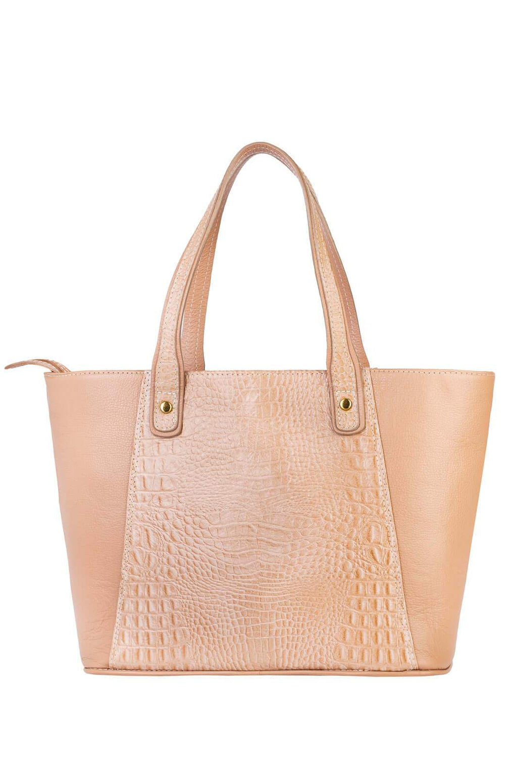 Bolsa feminina de couro croco Audrey - Enluaze