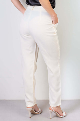 Calça reta feminina alfaiataria 64559 - Enluaze