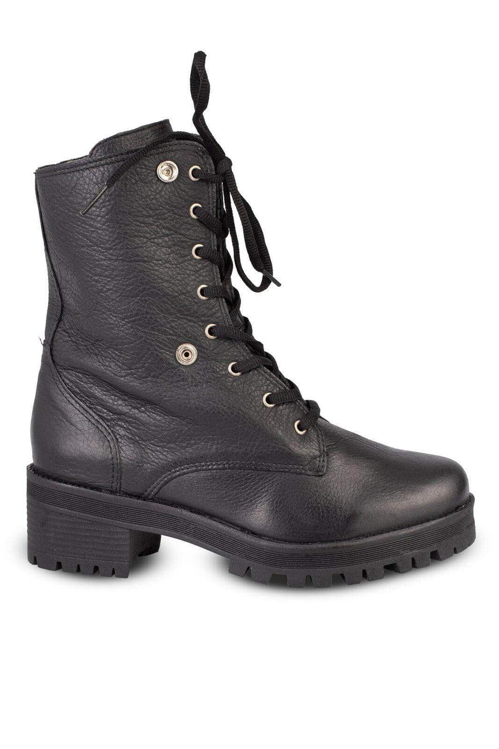 Coturno feminino de couro 6943 - Enluaze