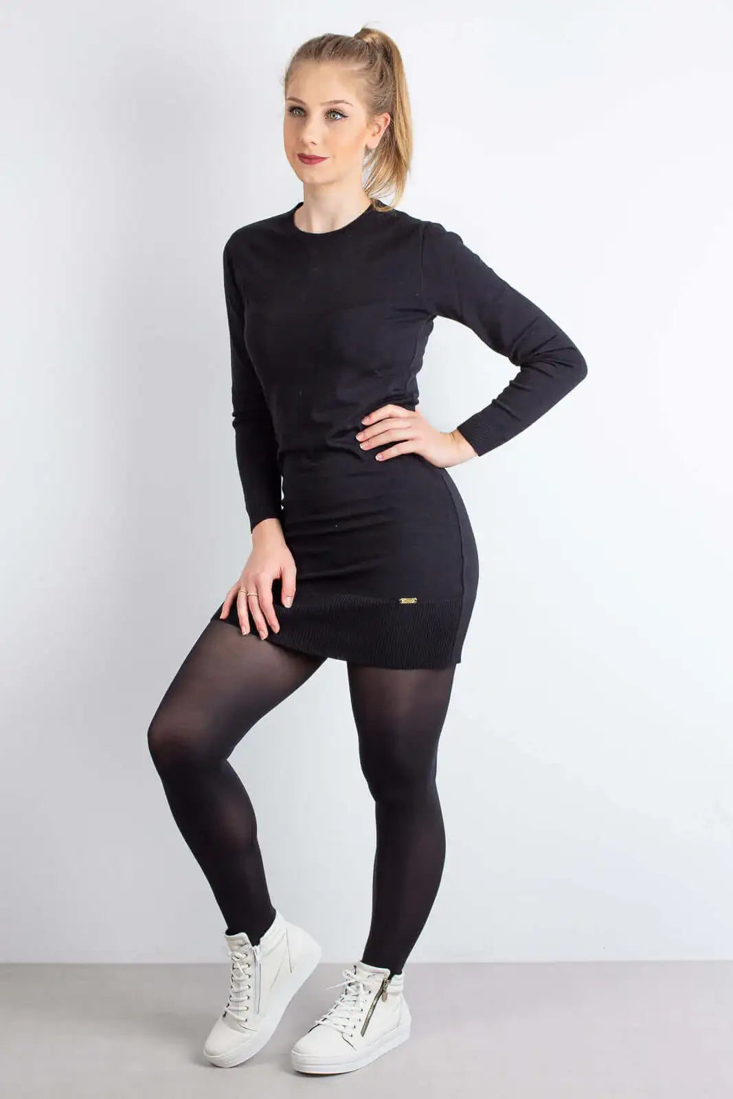 Tênis de couro com cadarço 6963 - Enluaze