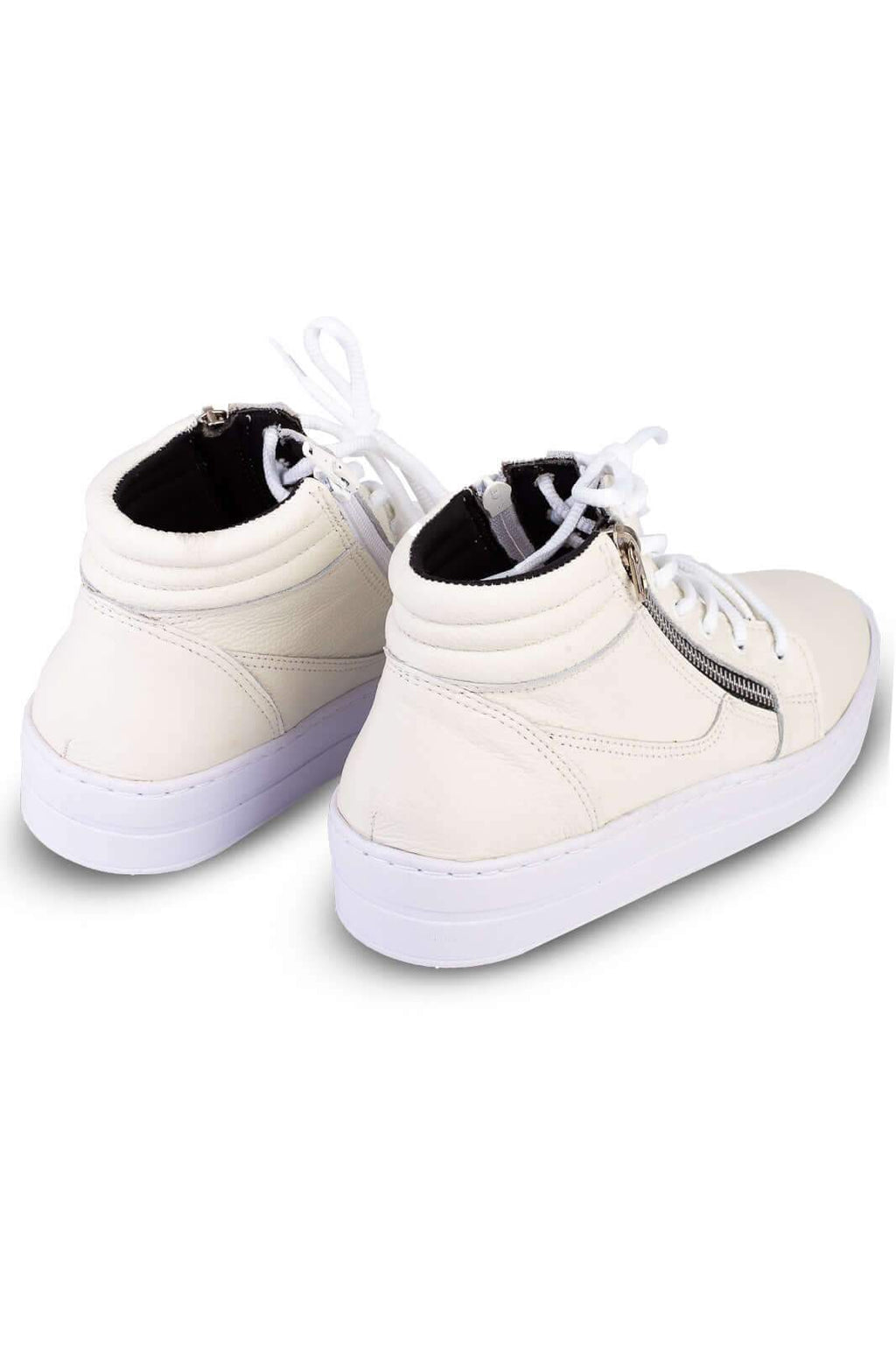 Tênis de couro com cadarço 6963 - Enluaze