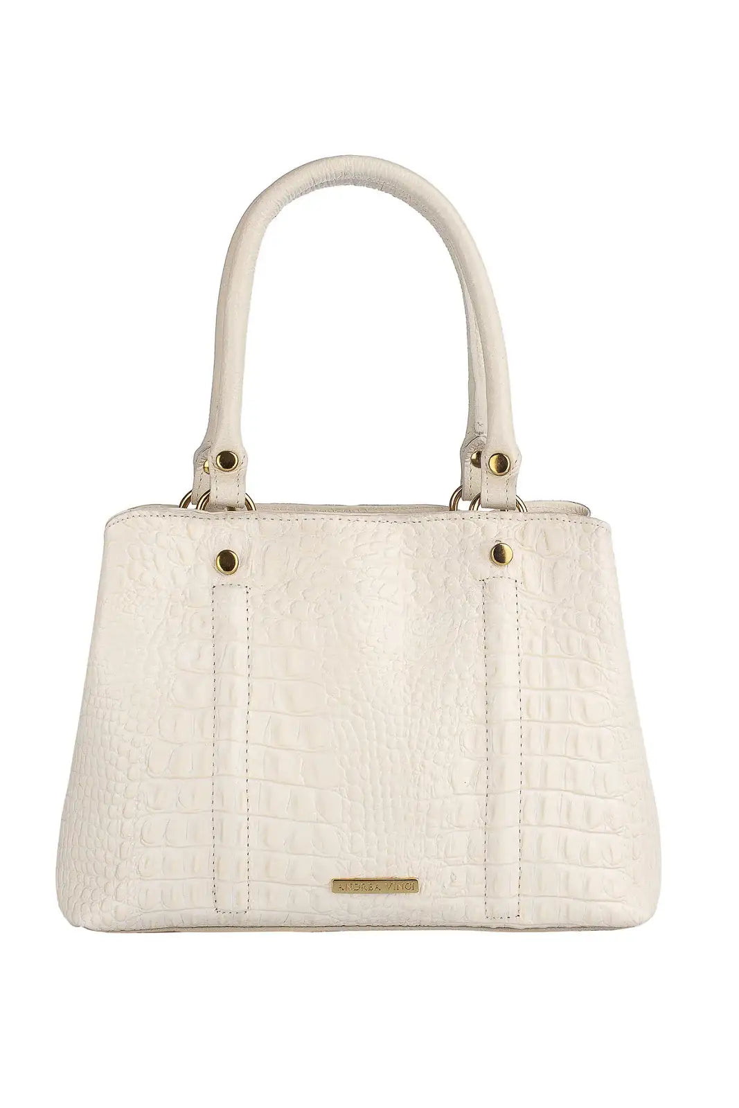 Bolsa de couro croco pequena Melina - Enluaze