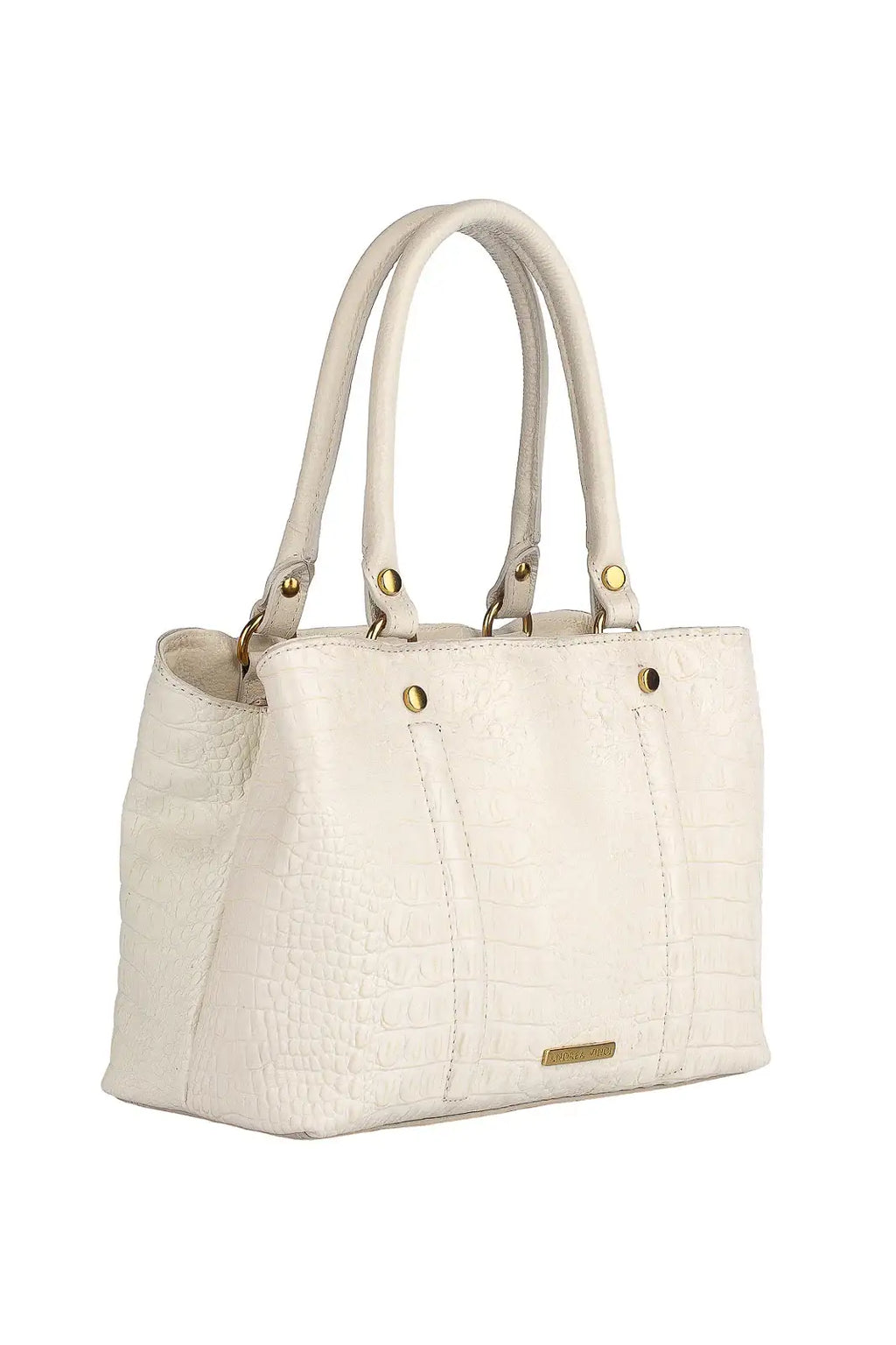 Bolsa de couro croco pequena Melina - Enluaze