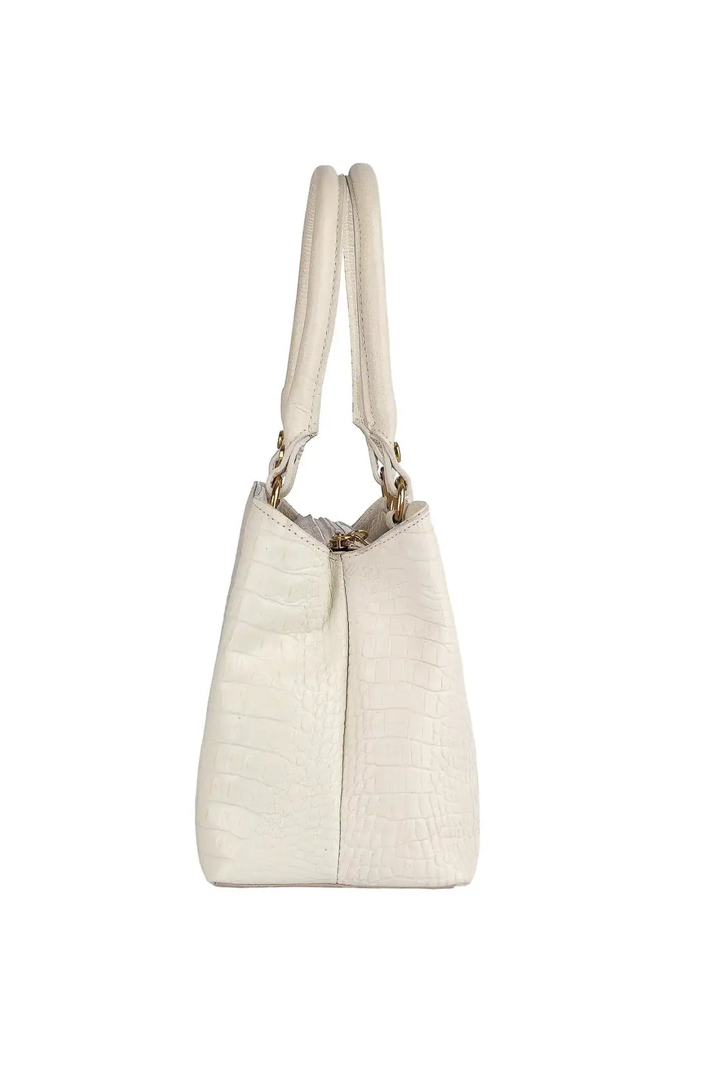 Bolsa de couro croco pequena Melina - Enluaze