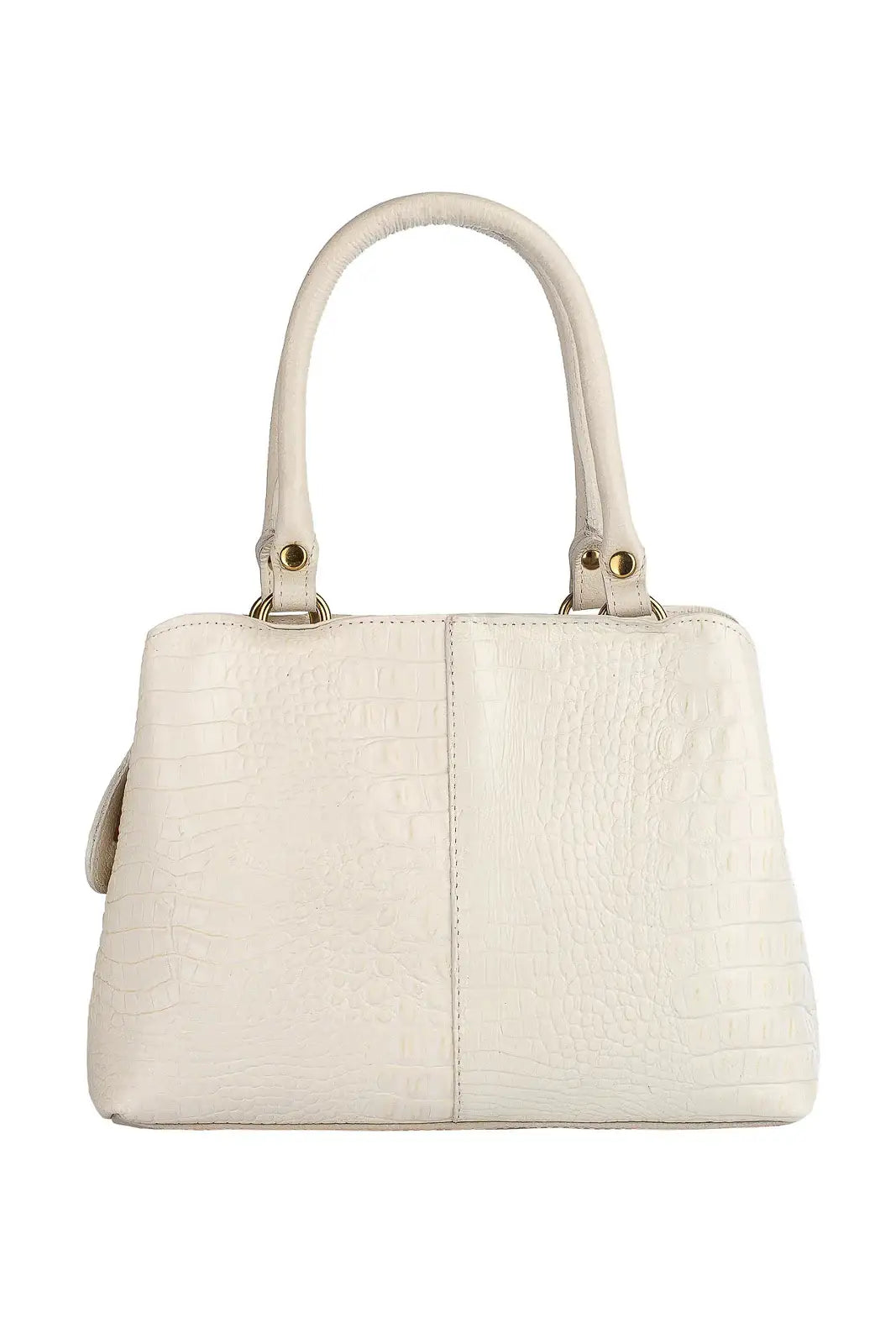 Bolsa de couro croco pequena Melina - Enluaze