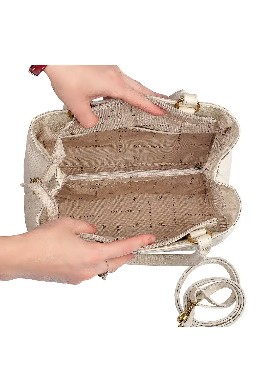 Bolsa de couro croco pequena Melina - Enluaze