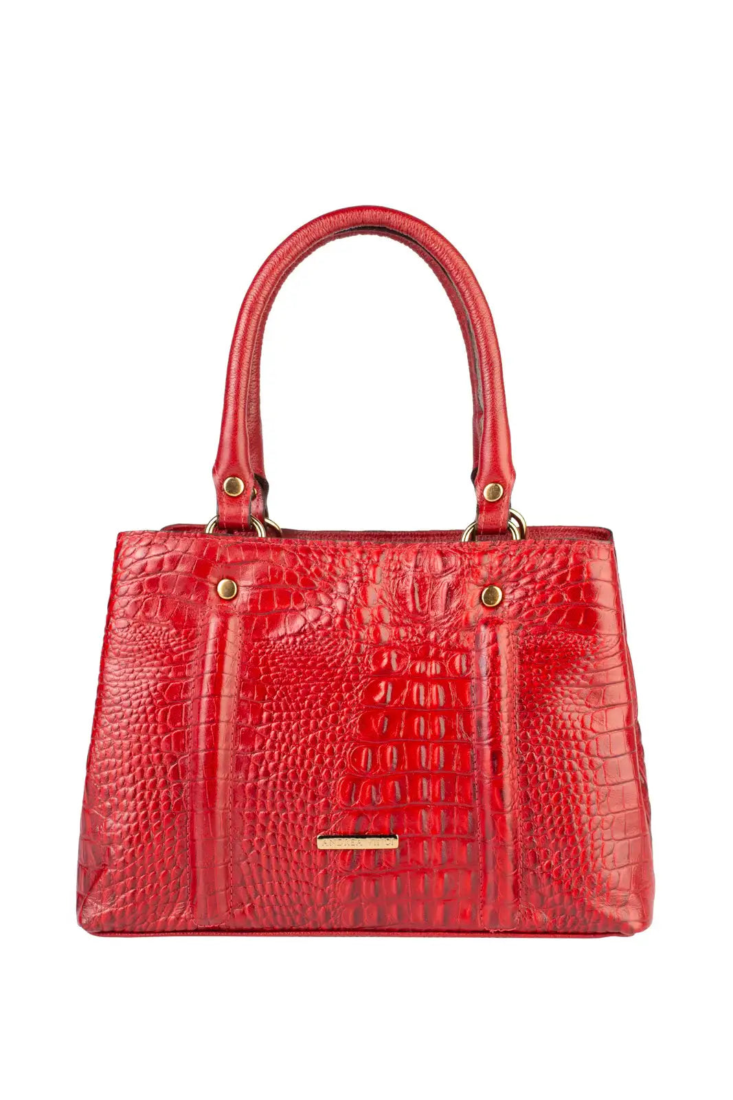 Bolsa de couro croco pequena Melina - Enluaze