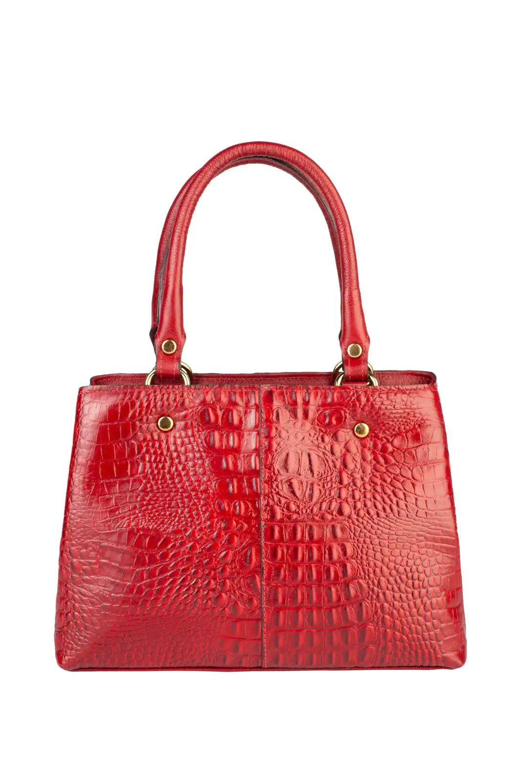 Bolsa de couro croco pequena Melina - Enluaze