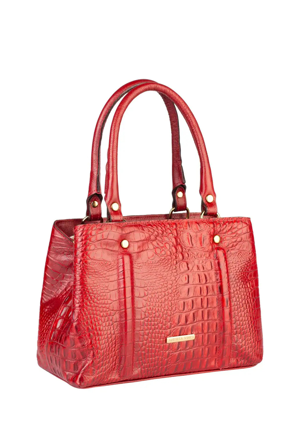 Bolsa de couro croco pequena Melina - Enluaze