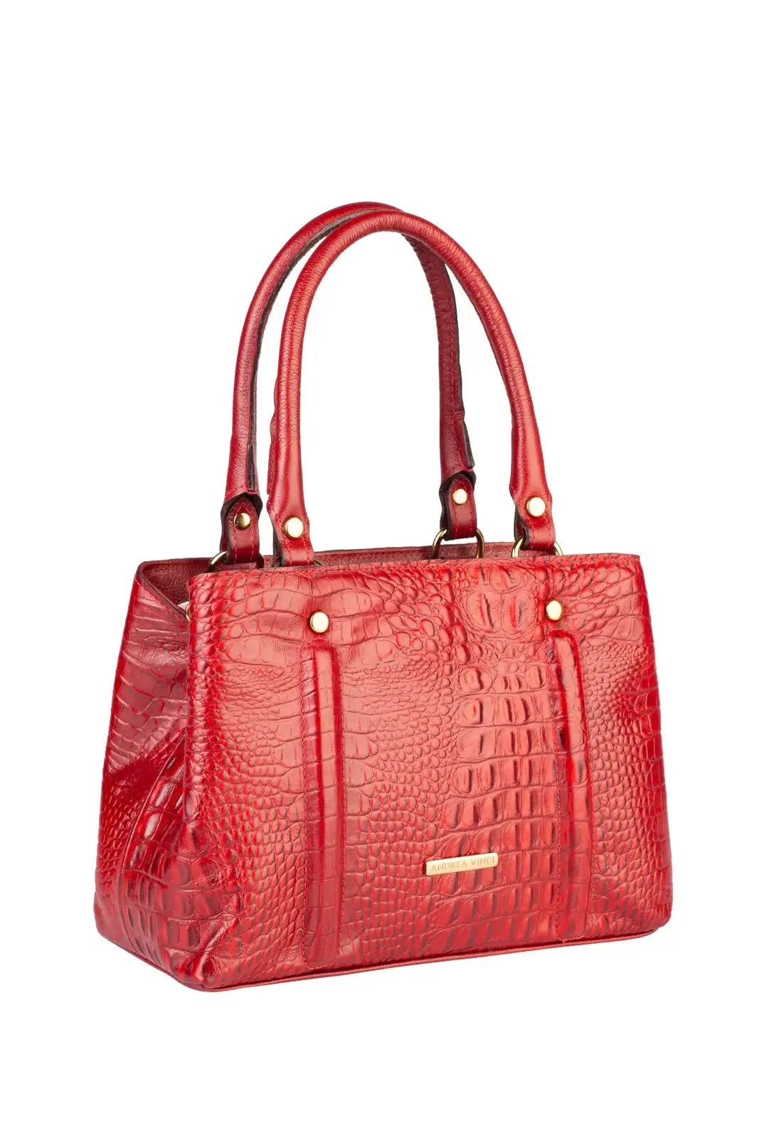 Bolsa de couro croco pequena Melina - Enluaze