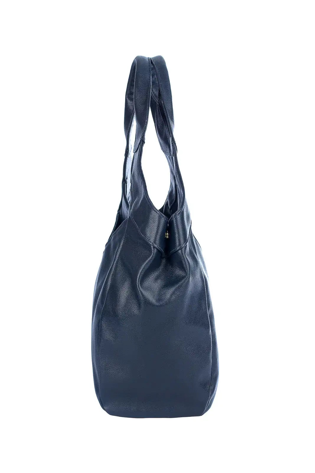 Bolsa saco grande de couro liso Cíntia - Enluaze