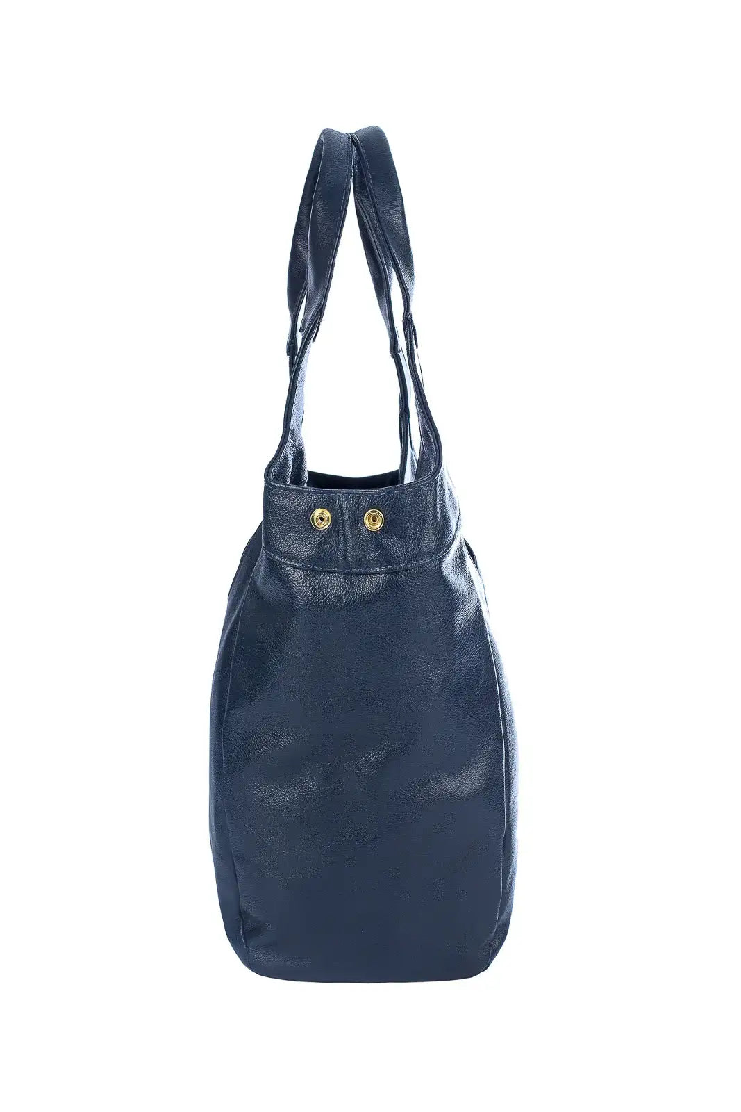 Bolsa saco grande de couro liso Cíntia - Enluaze