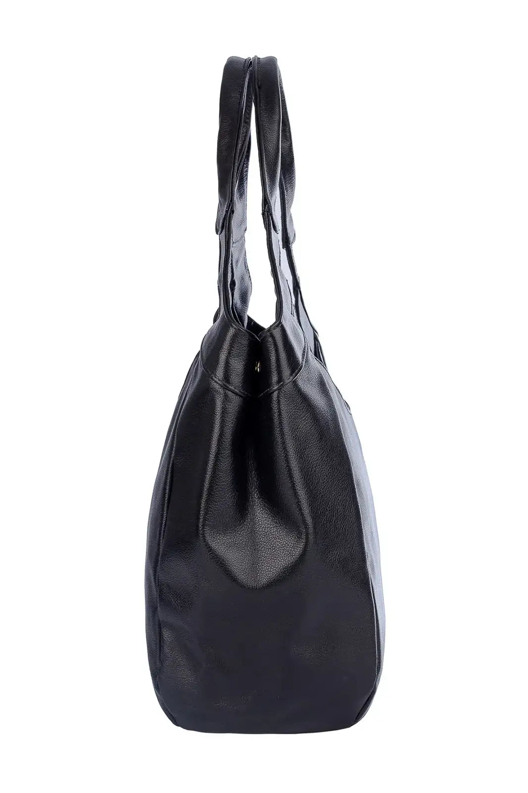 Bolsa saco grande de couro liso Cíntia - Enluaze