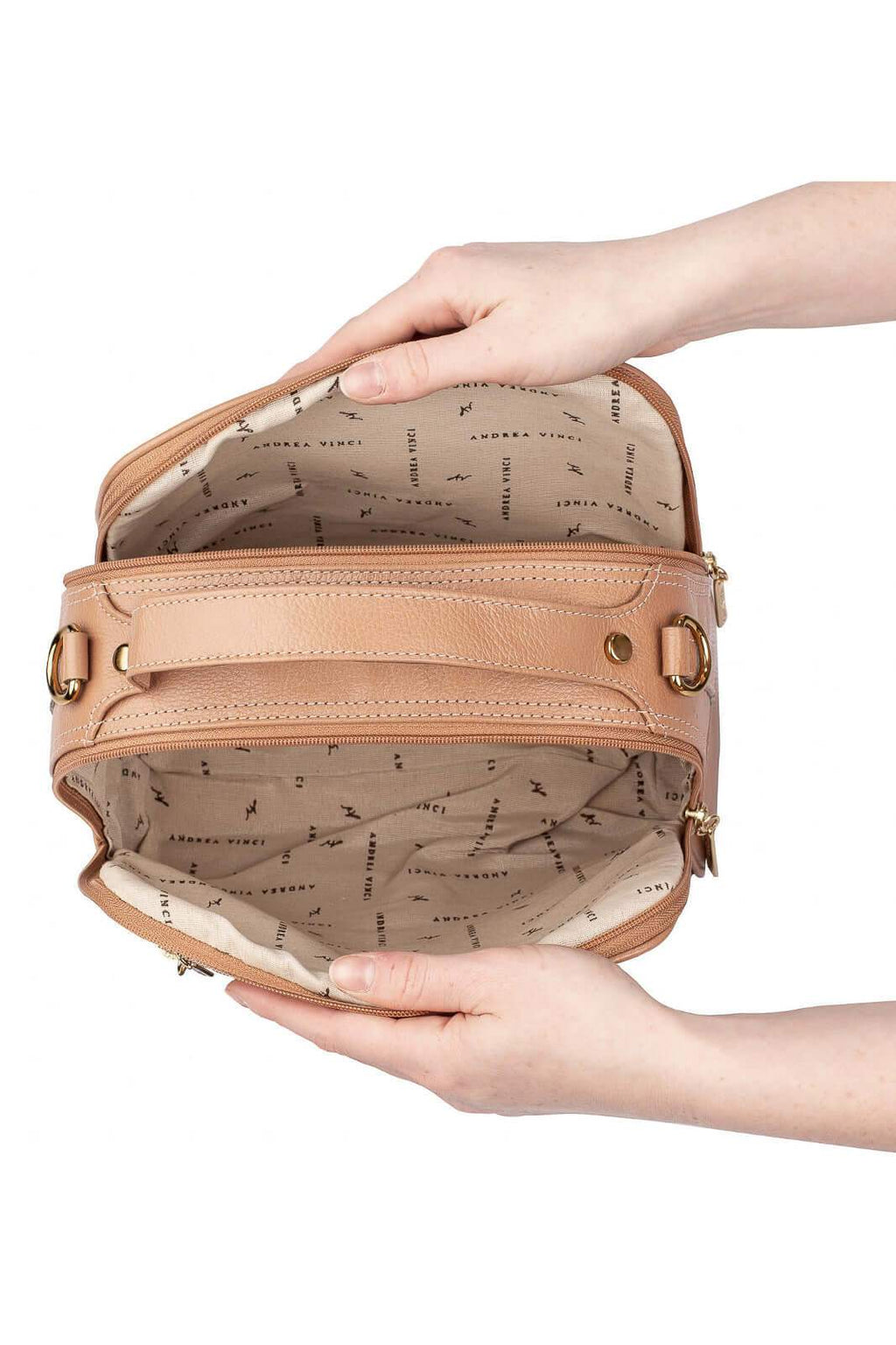 Bolsa baú pequena de couro croco Lara - Enluaze