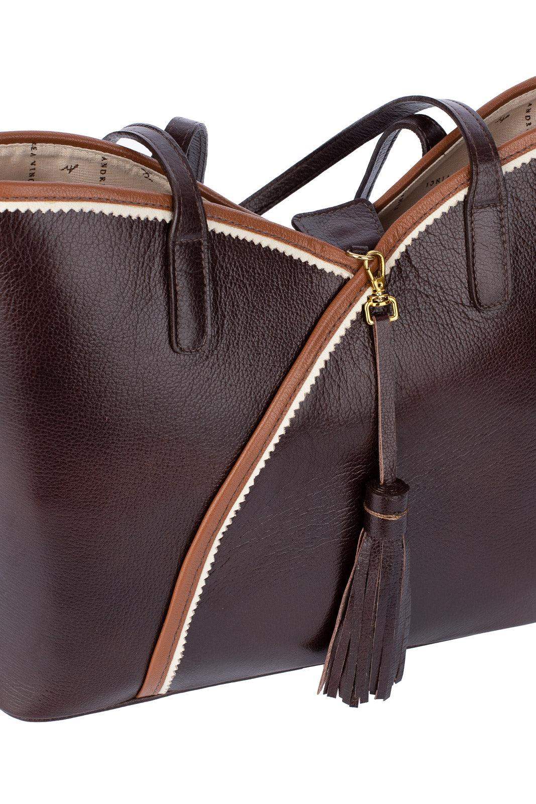 Bolsa de couro grande Rachel - Enluaze