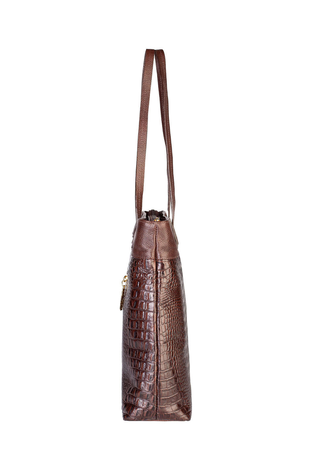 Bolsa de couro croco Abigail - Enluaze