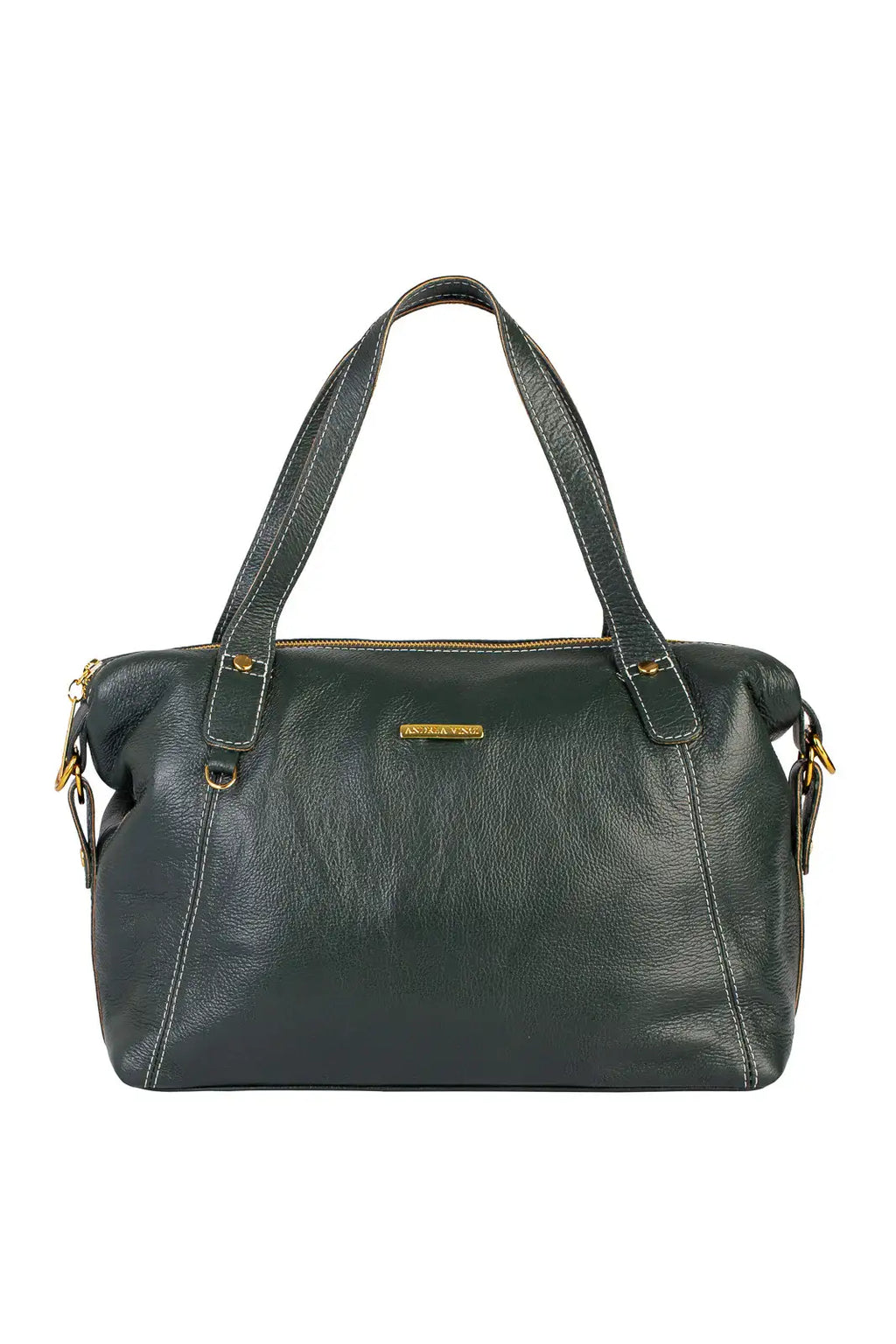 Bolsa de couro liso grande Aurora - Enluaze