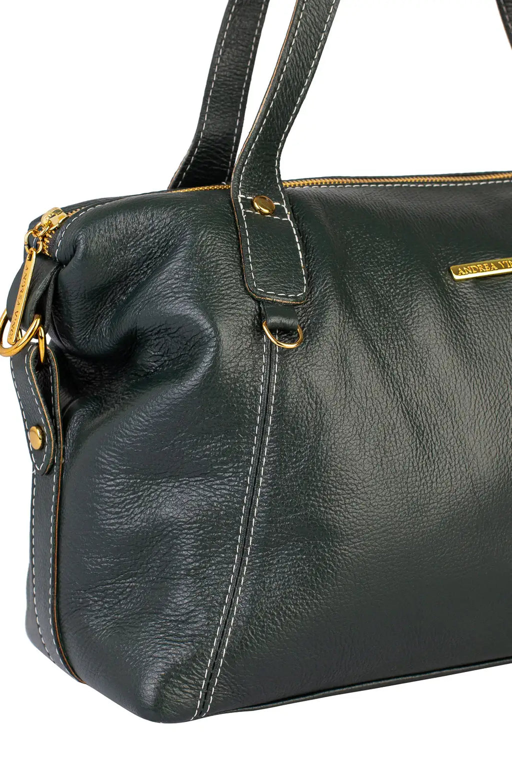 Bolsa de couro liso grande Aurora - Enluaze