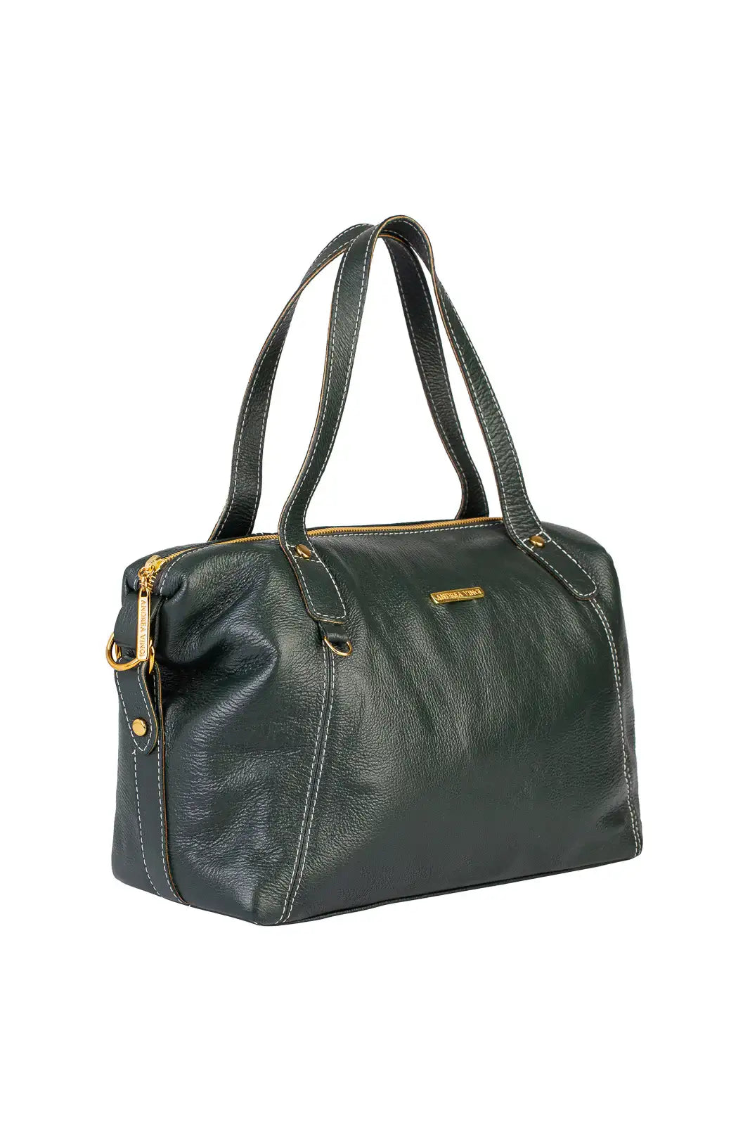 Bolsa de couro liso grande Aurora - Enluaze