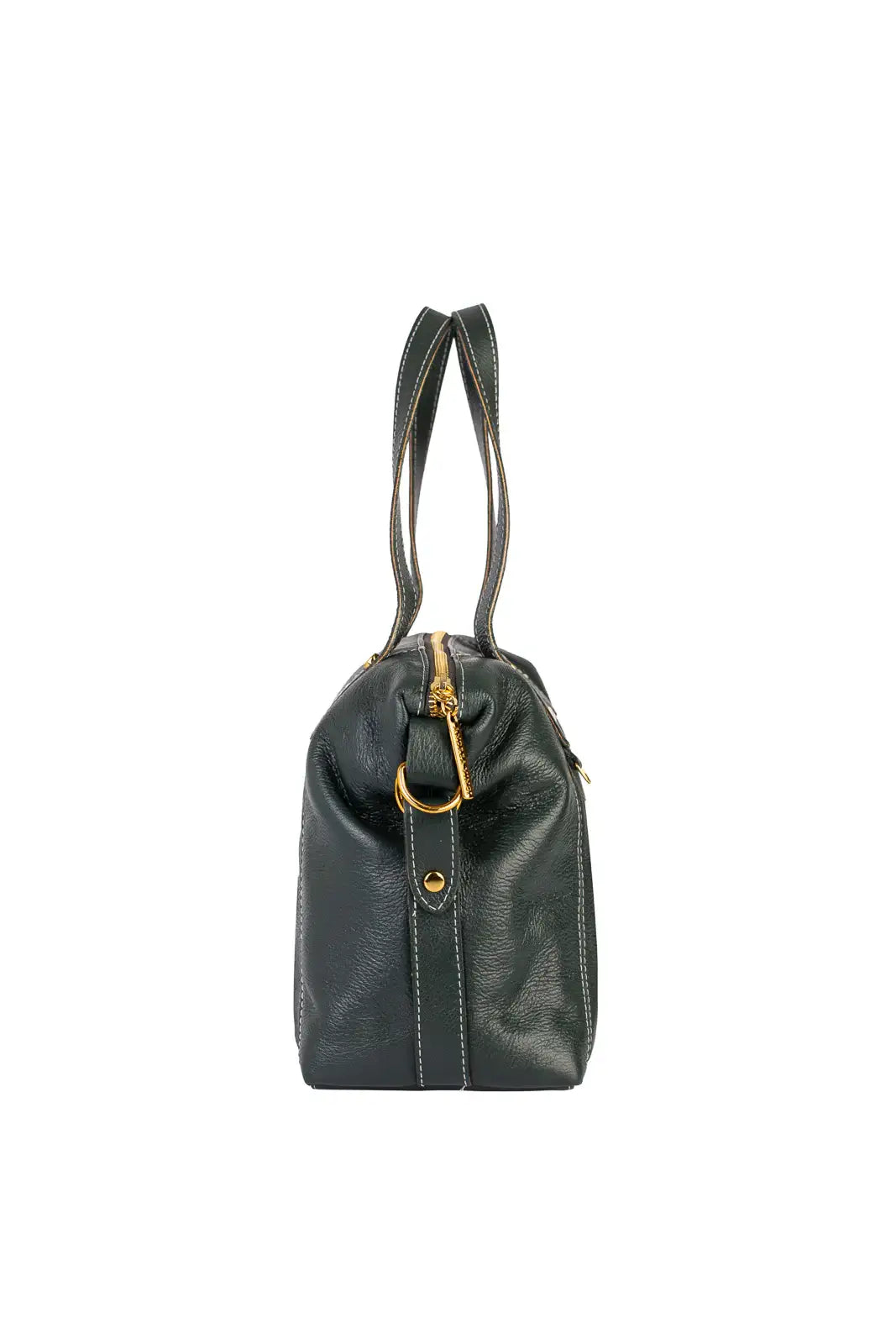 Bolsa de couro liso grande Aurora - Enluaze